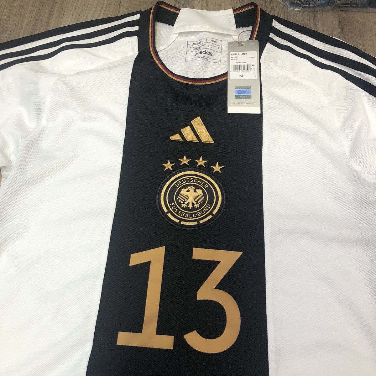 Adidas Germany 22/23 home shirt #13 Muller (Bnwt) Size US M / EU 48-50 / 2 - 3 Thumbnail