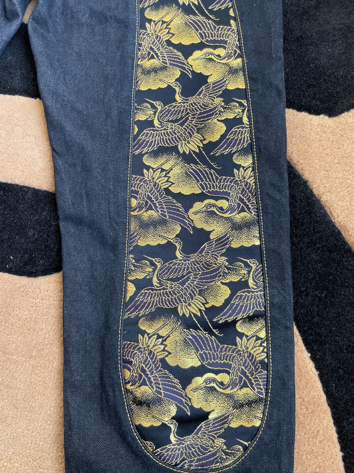 Evisu EVISU embroidery daicock style denim jeans!!size：29 Size US 29 - 7 Thumbnail