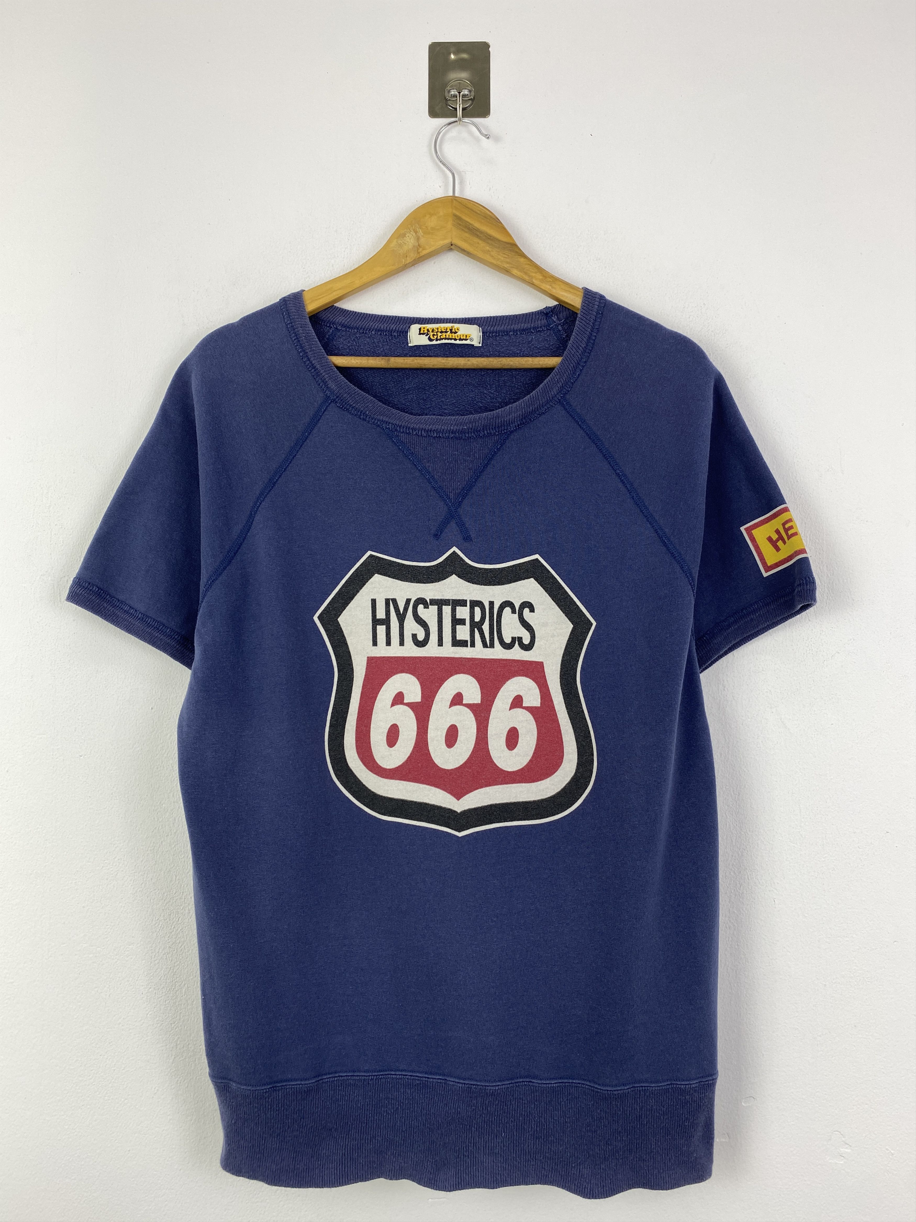 Hysteric Glamour Vintage Hysteric Glamour Short Sleeve Sweatshirt SH0124 Size US L / EU 52-54 / 3 - 1 Thumbnail