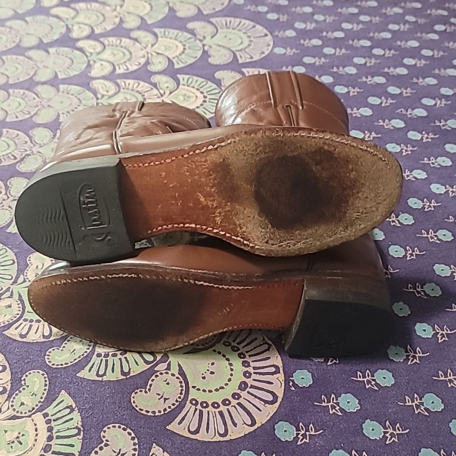 Justin Boots Vintage Justin Cowgirl Boots Made in USA Size US 6 / IT 36 - 7 Thumbnail