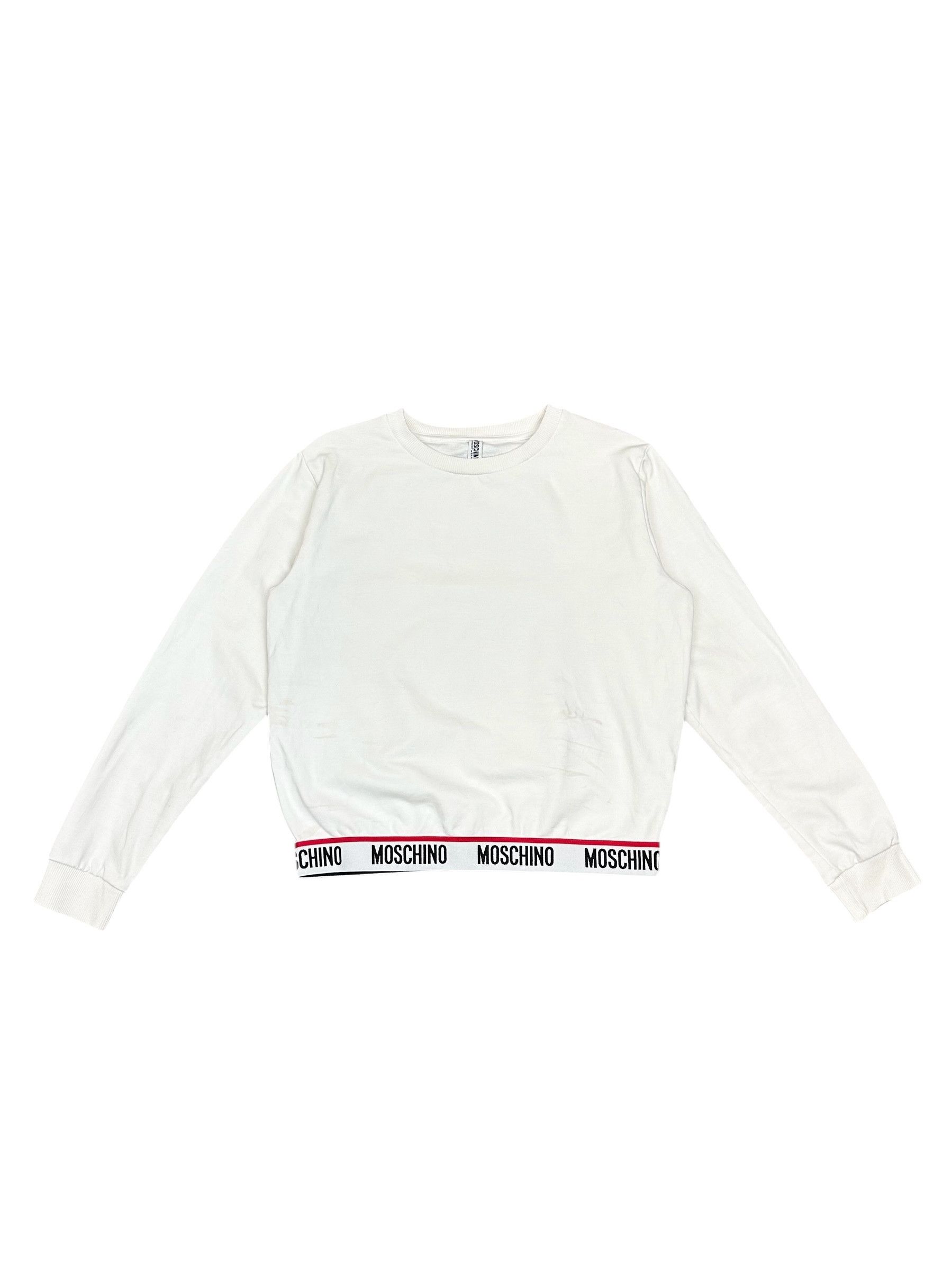 Moschino Moschino soft iconic logo stripped sweatshirt Size US XS / EU 42 / 0 - 1 Thumbnail