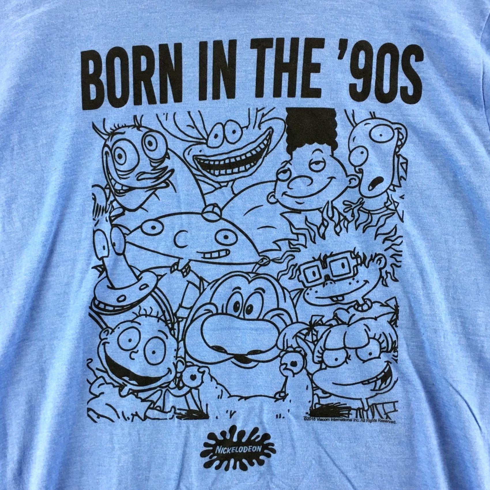Nickelodeon M & M Mill Nickelodeon Tee Tshirt Mens Medium Blue Cotton Blend Short Sleeve Graphic Shirt Mens Blue Nickelodeon Tee Size US M / EU 48-50 / 2 - 7 Thumbnail