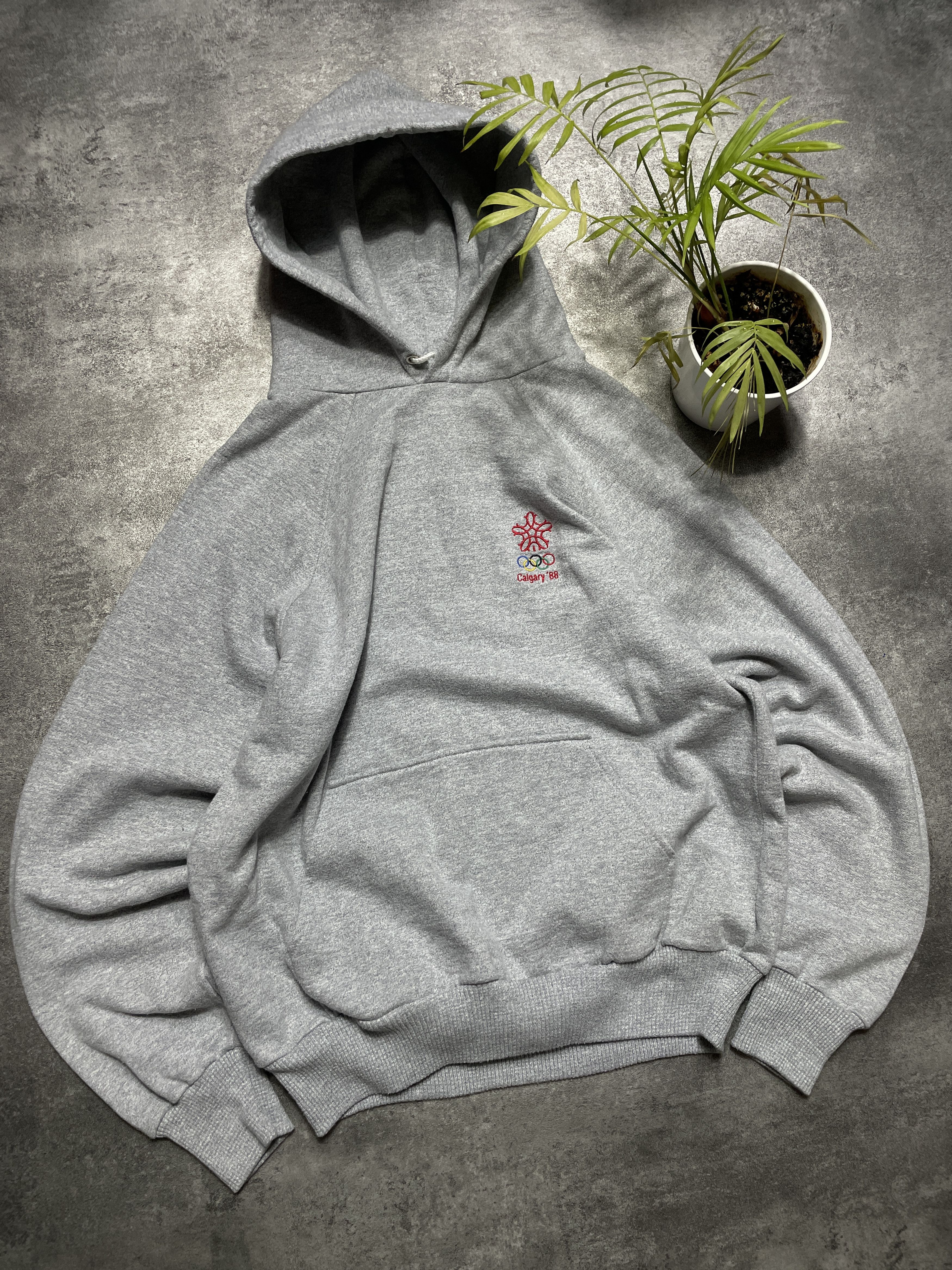 USA Olympics ❗️RARE❗️1988 Vintage Calgary Olympics Canada Hoodie Boxy 80s Size US S / EU 44-46 / 1 - 1 Thumbnail
