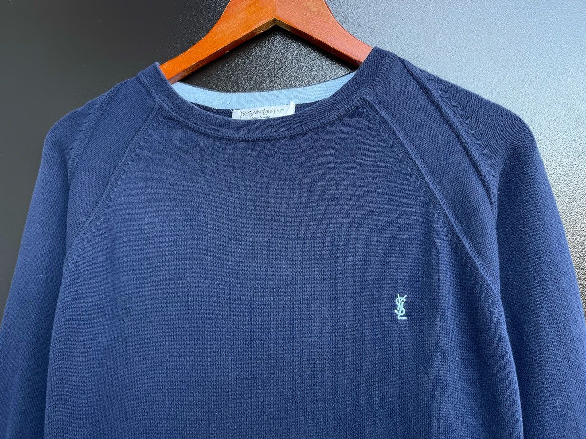 Yves Saint Laurent Rare Yves Saint Laurent YSL Pullover Cotton Jumper Sweater Size US XL / EU 56 / 4 - 3 Thumbnail