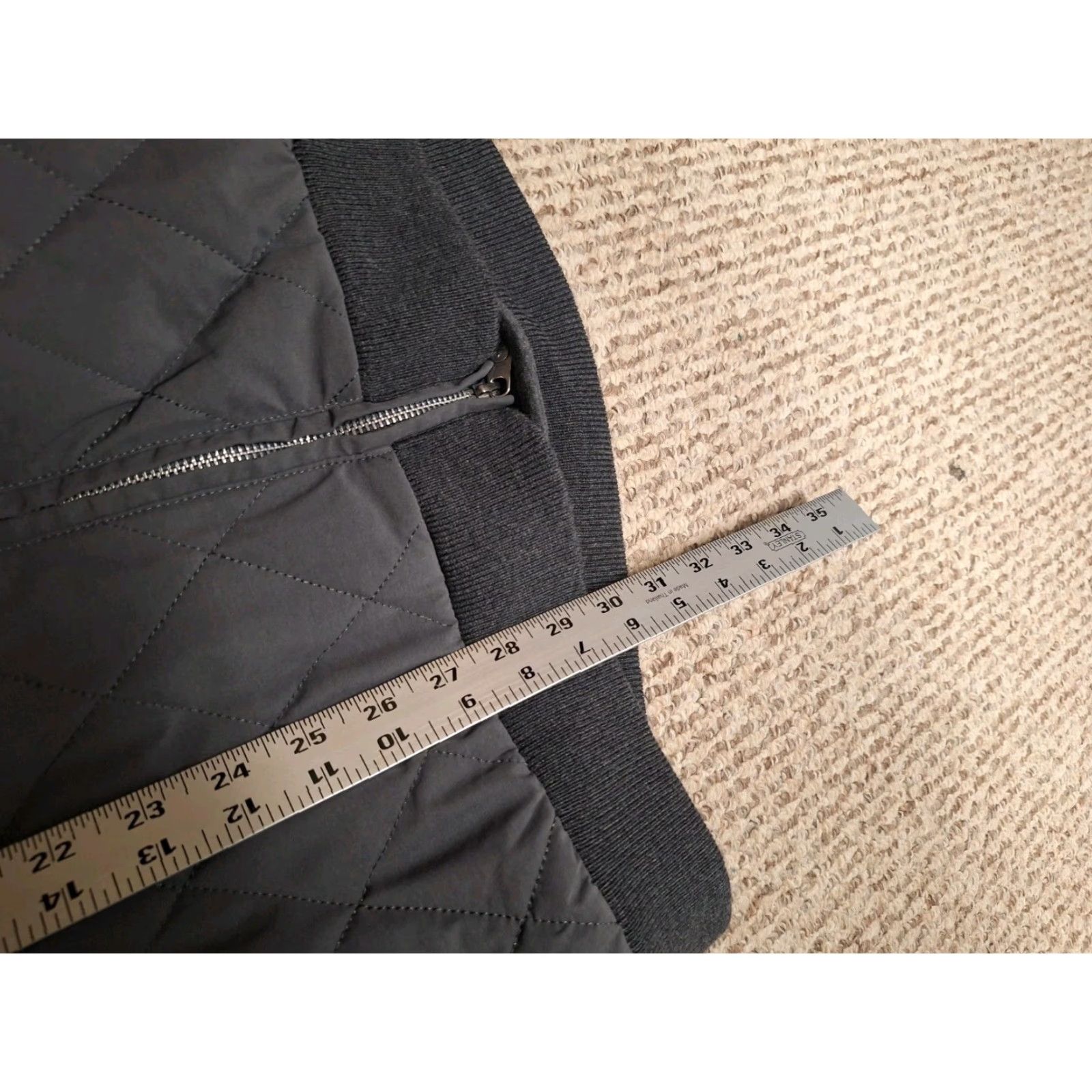 Peter Millar Peter Millar Merino Wool Cotton Zip Sweater L Grey Embroidered Size US L / EU 52-54 / 3 - 7 Thumbnail
