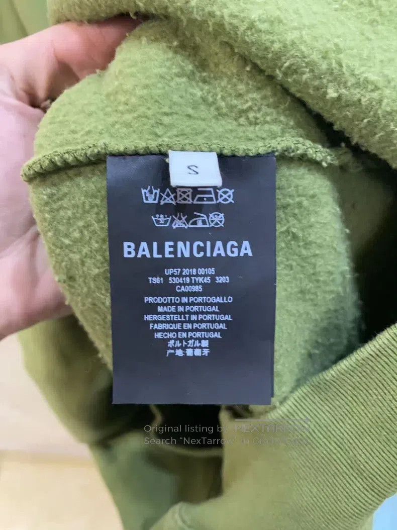 Balenciaga Balenciaga Loose hoodie Size US S / EU 44-46 / 1 - 4 Thumbnail