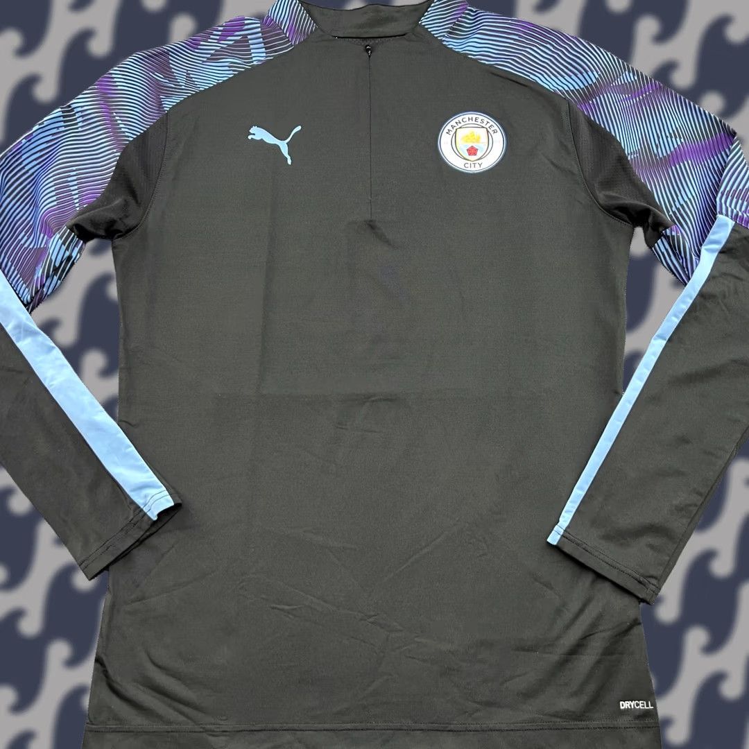Puma Manchester City Puma 2018-2019 Training Top Mens Medium Football Drill 1/4 Zip Shirt Black 1/4 Zip PUMA Mens Training Top Football Drill 2018-2019 Size US M / EU 48-50 / 2 - 1 Thumbnail