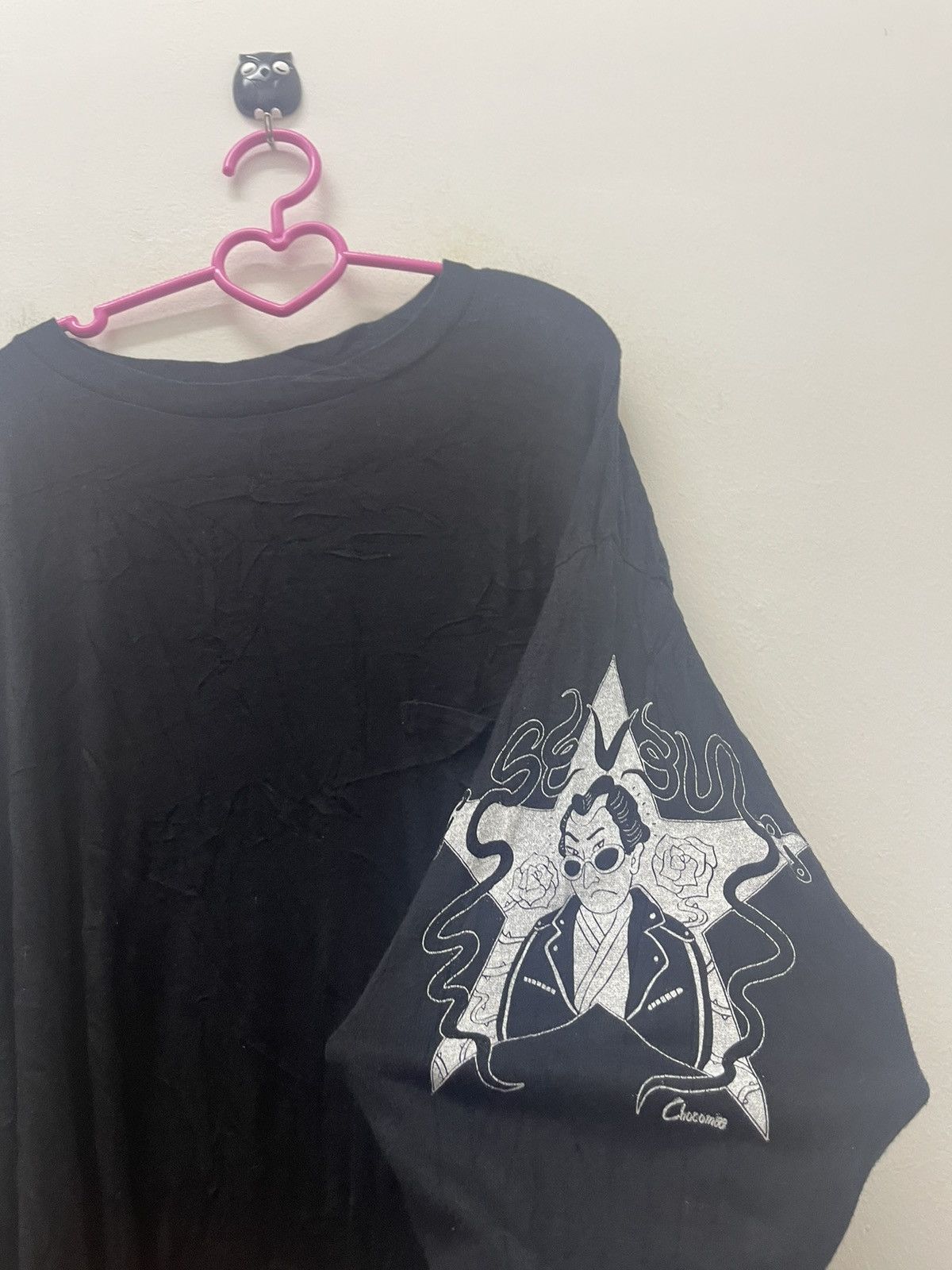 If Six Was Nine Rare Vintage STUDIO SEVEN x Yuka Chocomoo Sukajan Street Art Size US M / EU 48-50 / 2 - 6 Thumbnail
