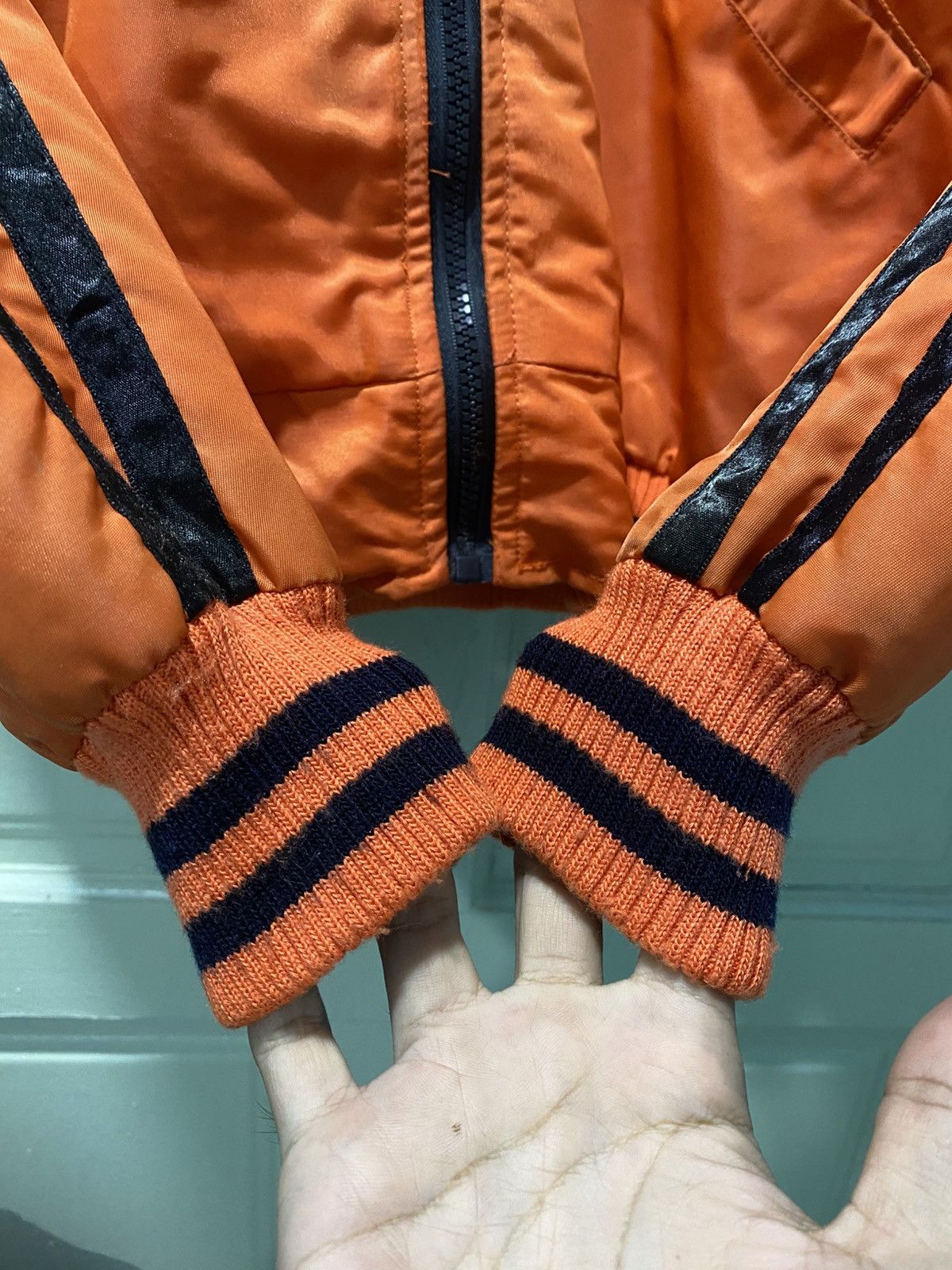 Harley Davidson Vintage Harley Davidson Bomber Jacket Stripes Made Japan Size US XL / EU 56 / 4 - 6 Thumbnail