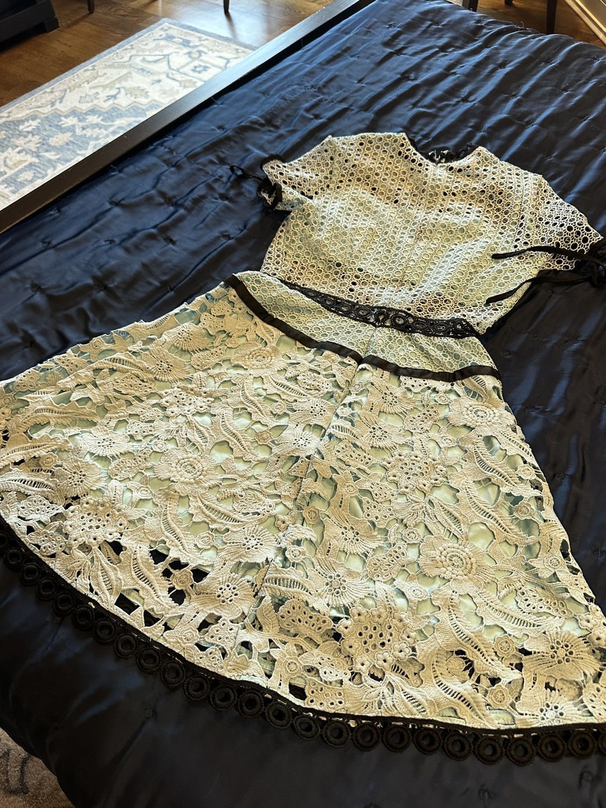 Other Lace Dress Size S / US 4 / IT 40 - 4 Thumbnail