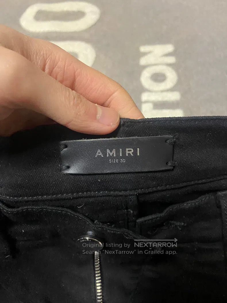 Amiri Amiri Size 30 Black diamond rhinestone jeans Size US 30 / EU 46 - 6 Thumbnail