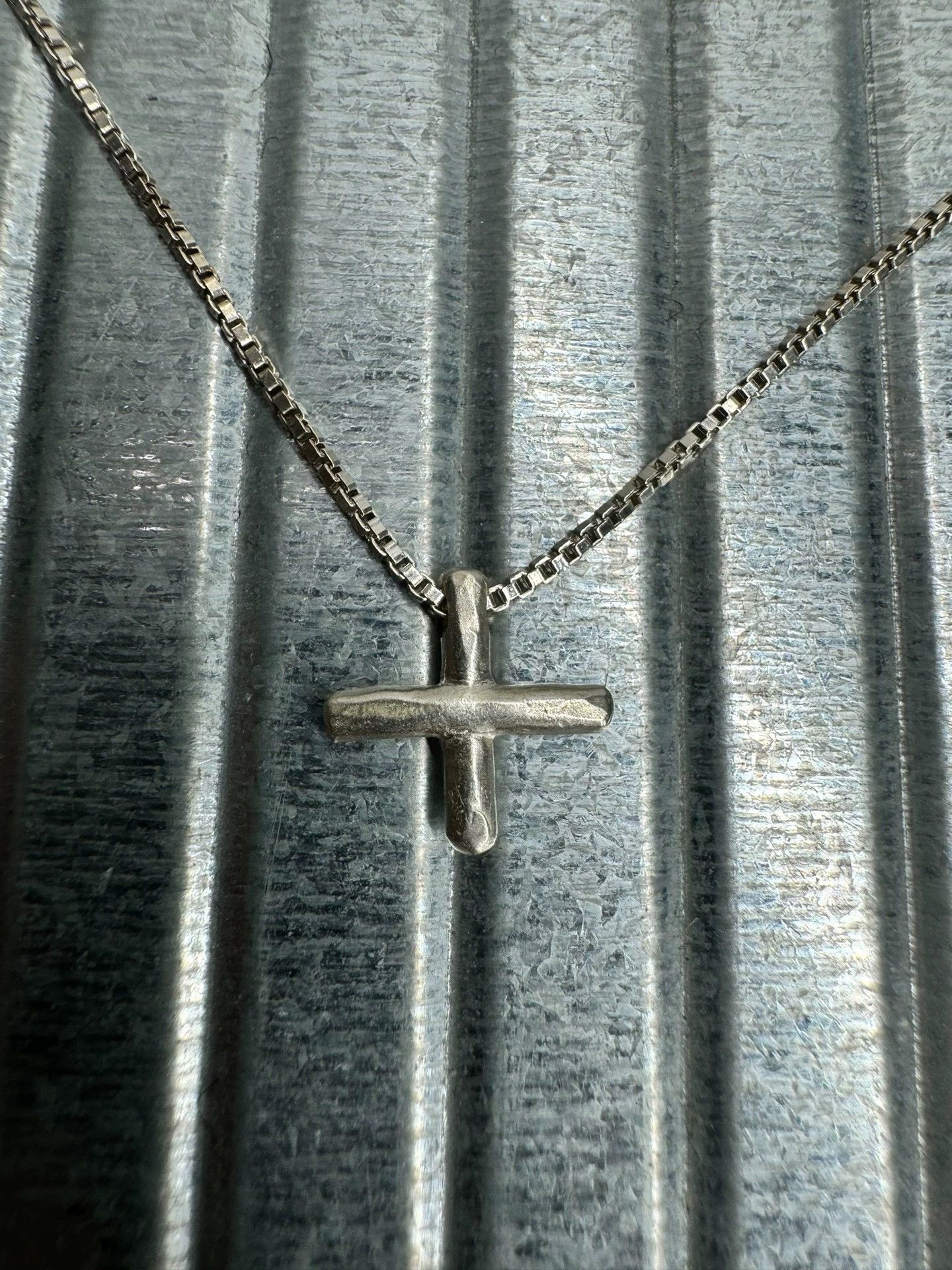 Ma+ m.a+ maurizio amadei silver cross necklace AC80/C5 80cm Size ONE SIZE - 2 Thumbnail