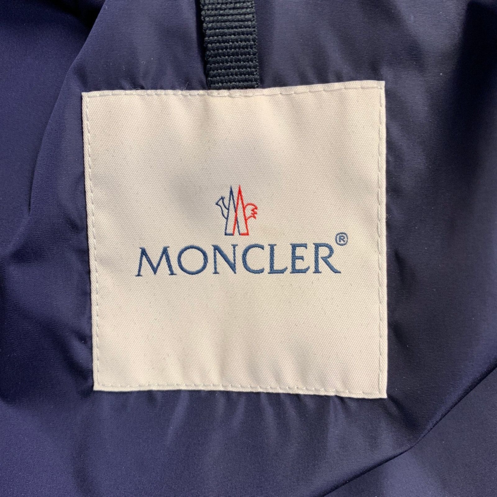 Moncler MONCLER Reynaud Black Navy Polyamide Zip Snaps Coat Size US M / EU 48-50 / 2 - 6 Thumbnail