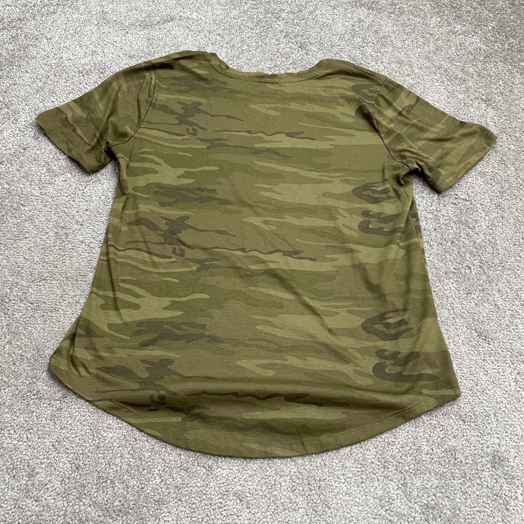 Vintage Cold Crush T-Shirt Womens L Green Camouflage Short Sleeve Casual Tee Size L / US 10 / IT 46 - 2 Thumbnail