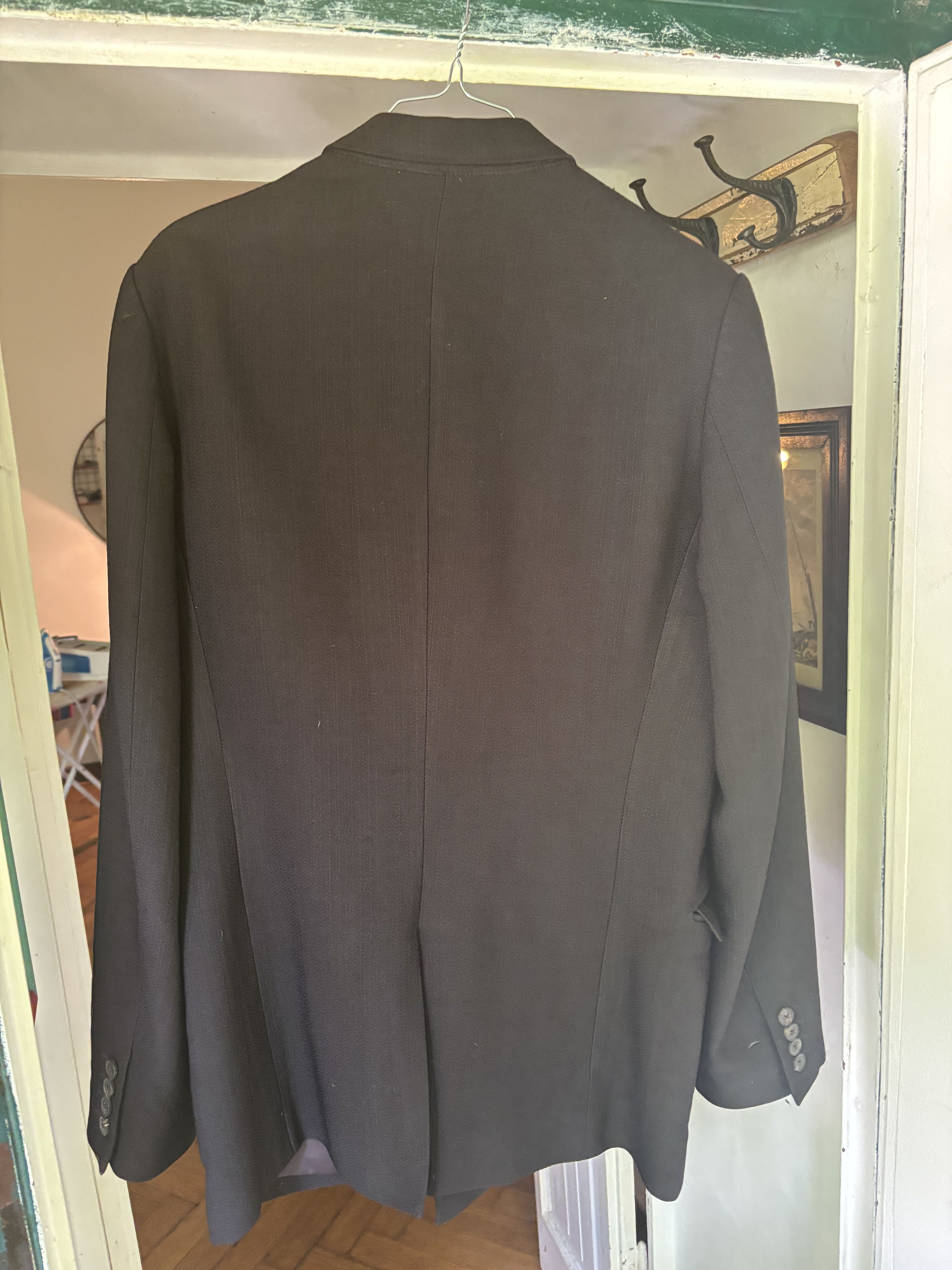 Dries Van Noten Dries Van Noten Double-Breasted Blazer – Wool & Paper Blend Size 48R - 4 Thumbnail