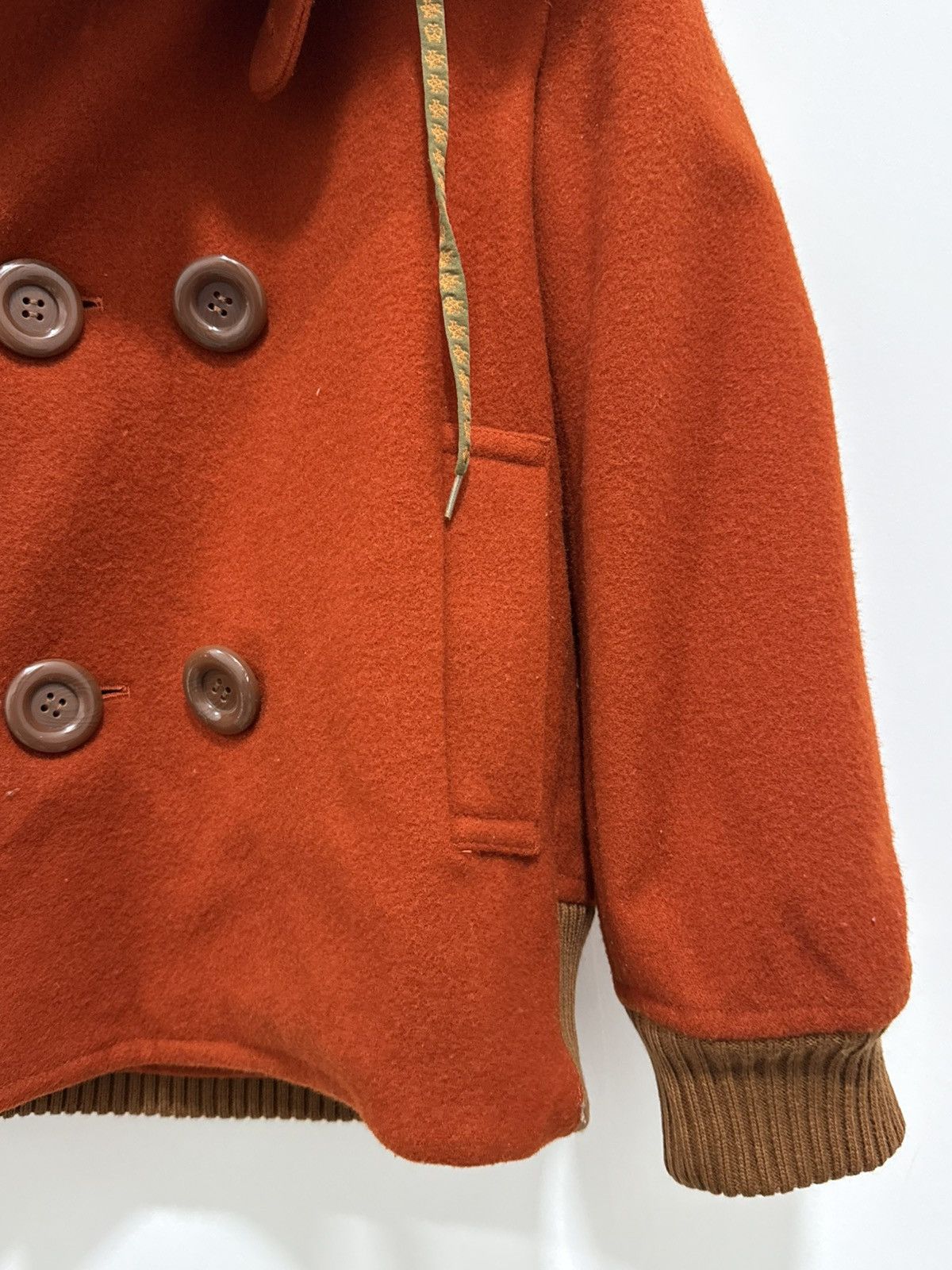 mercibeaucoup Mercibeaucoup Wool/Fur Coat Size S / US 4 / IT 40 - 4 Thumbnail