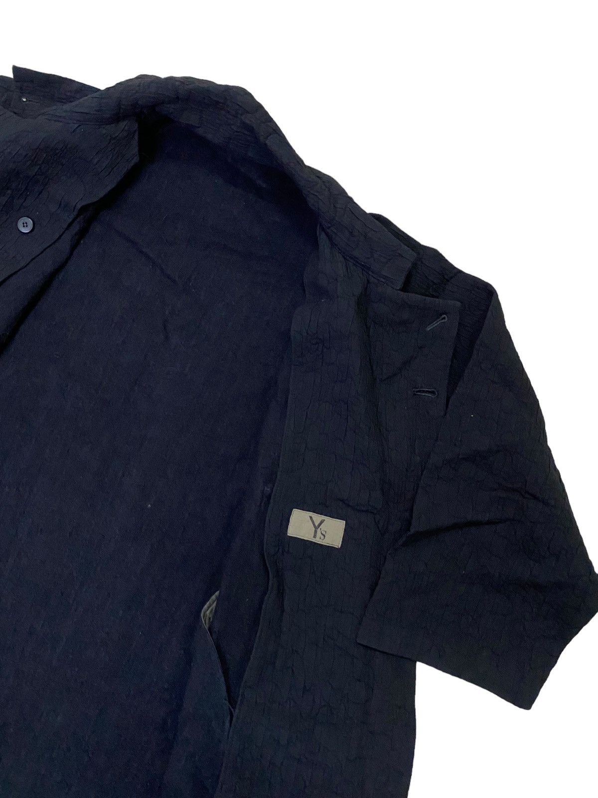 Y's × Yohji Yamamoto 💥Y’s Yohji Yamamoto Coat Wool Jacket Size L / US 10 / IT 46 - 10 Thumbnail