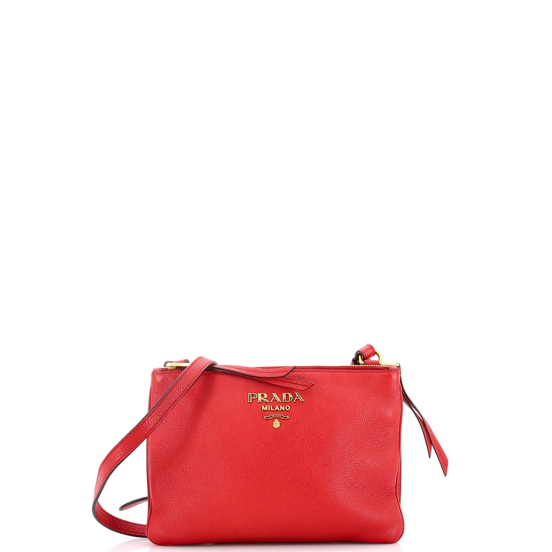 Prada Double Zip Crossbody Bag Size ONE SIZE - 1 Thumbnail
