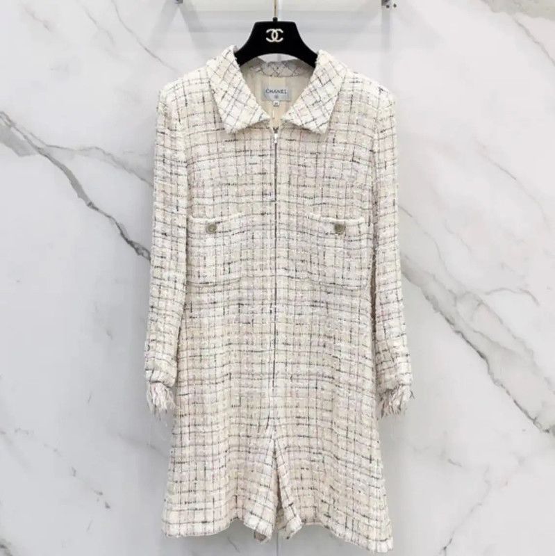 Chanel Chanel M Size Pink Cotton Dress 0089 Size M / US 6-8 / IT 42-44 - 1 Thumbnail