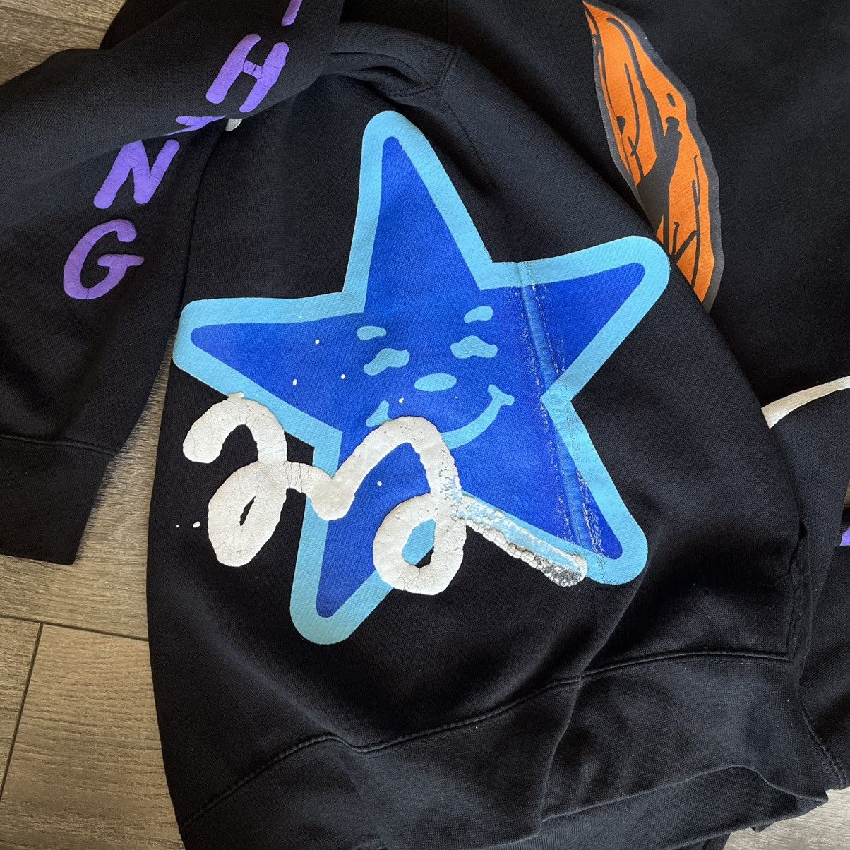 Asspizza Asspizza 2022 Pumpkin Nothing Matters Puff Print Logo Hoodie Size US L / EU 52-54 / 3 - 9 Thumbnail