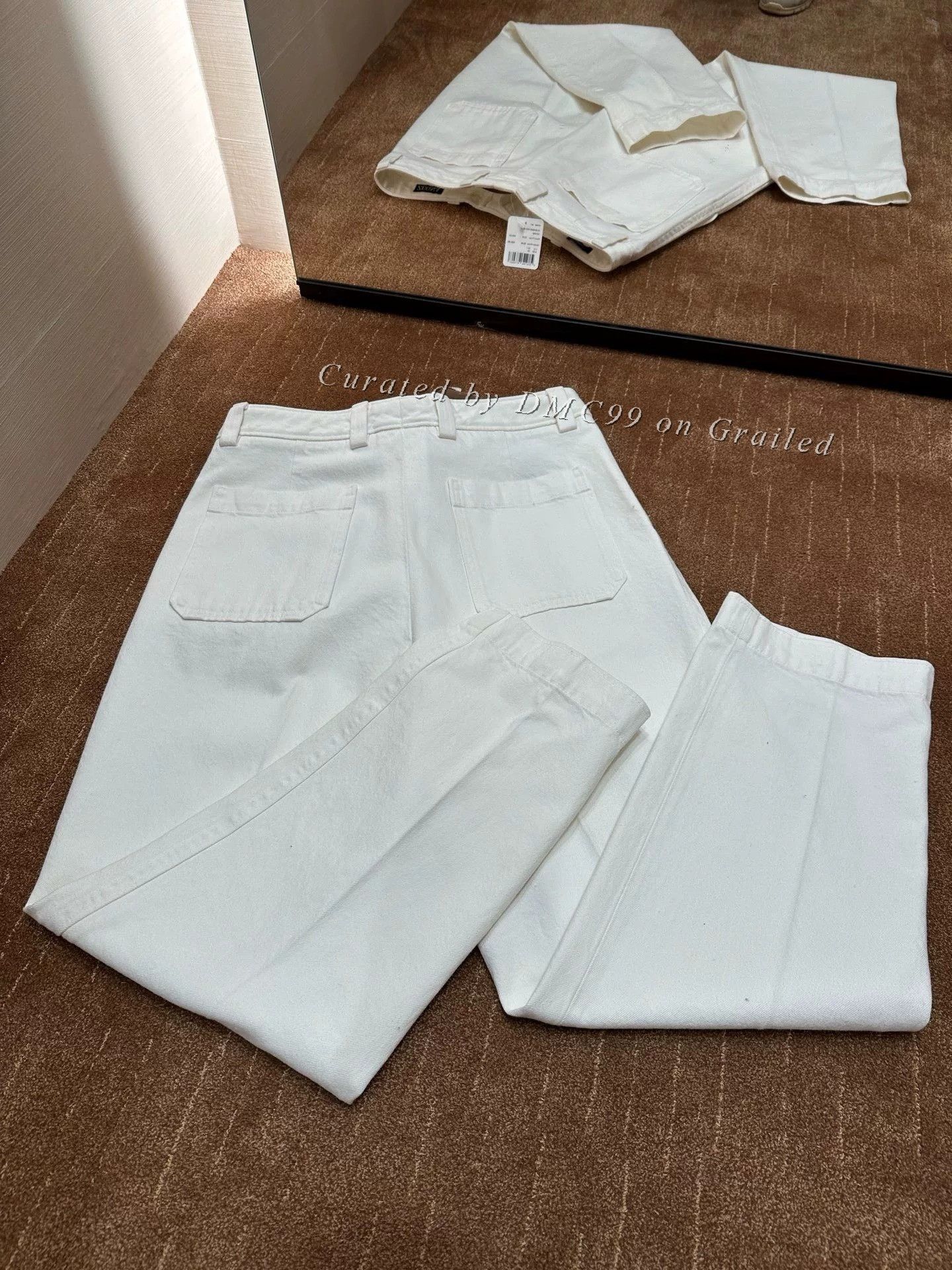 Ermenegildo Zegna Zegna Men's White Casual Pants Size US 32 / EU 48 - 7 Thumbnail