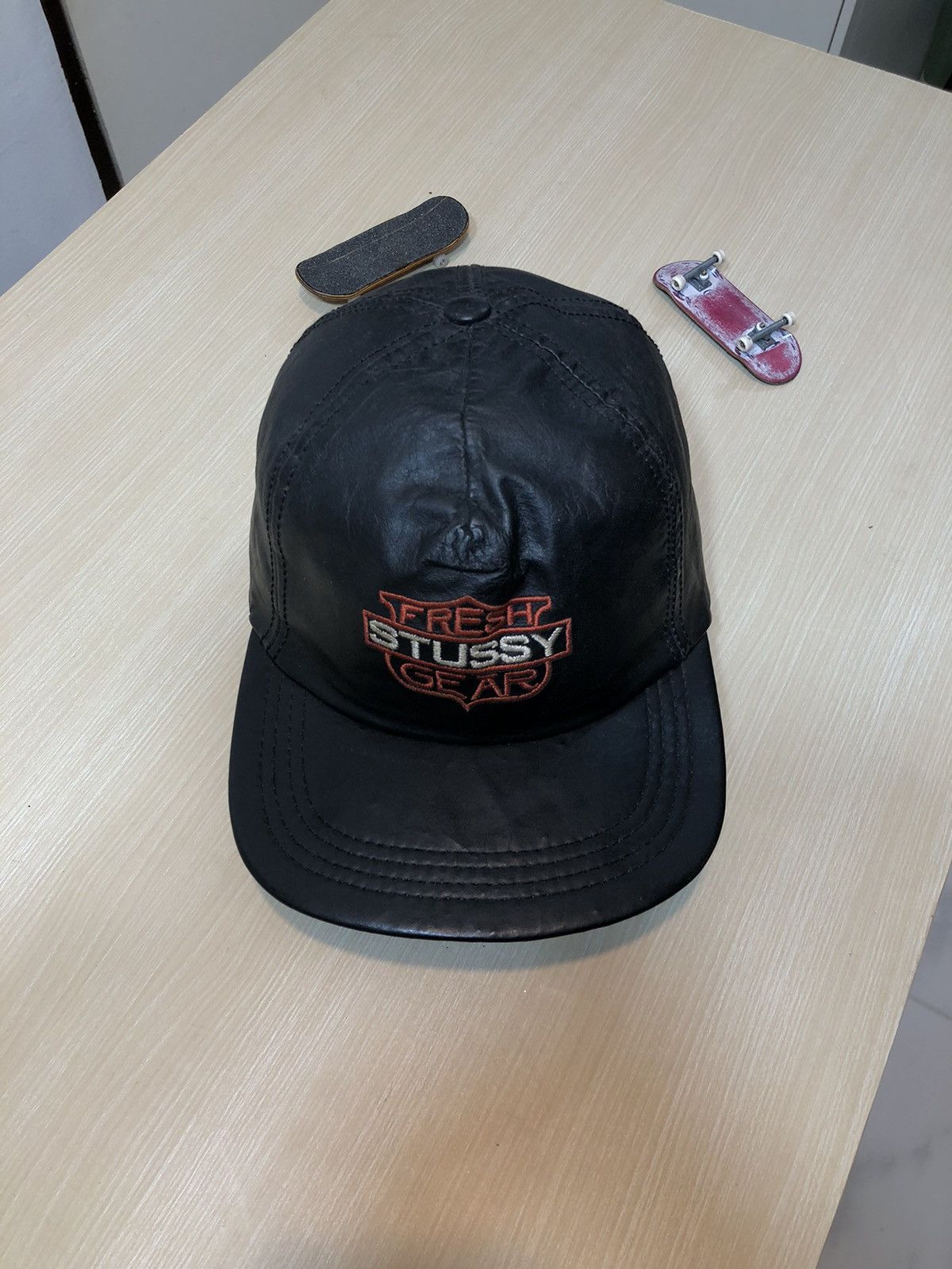 Harley Davidson × Stussy × Vintage Rare 80's Stussy Leather