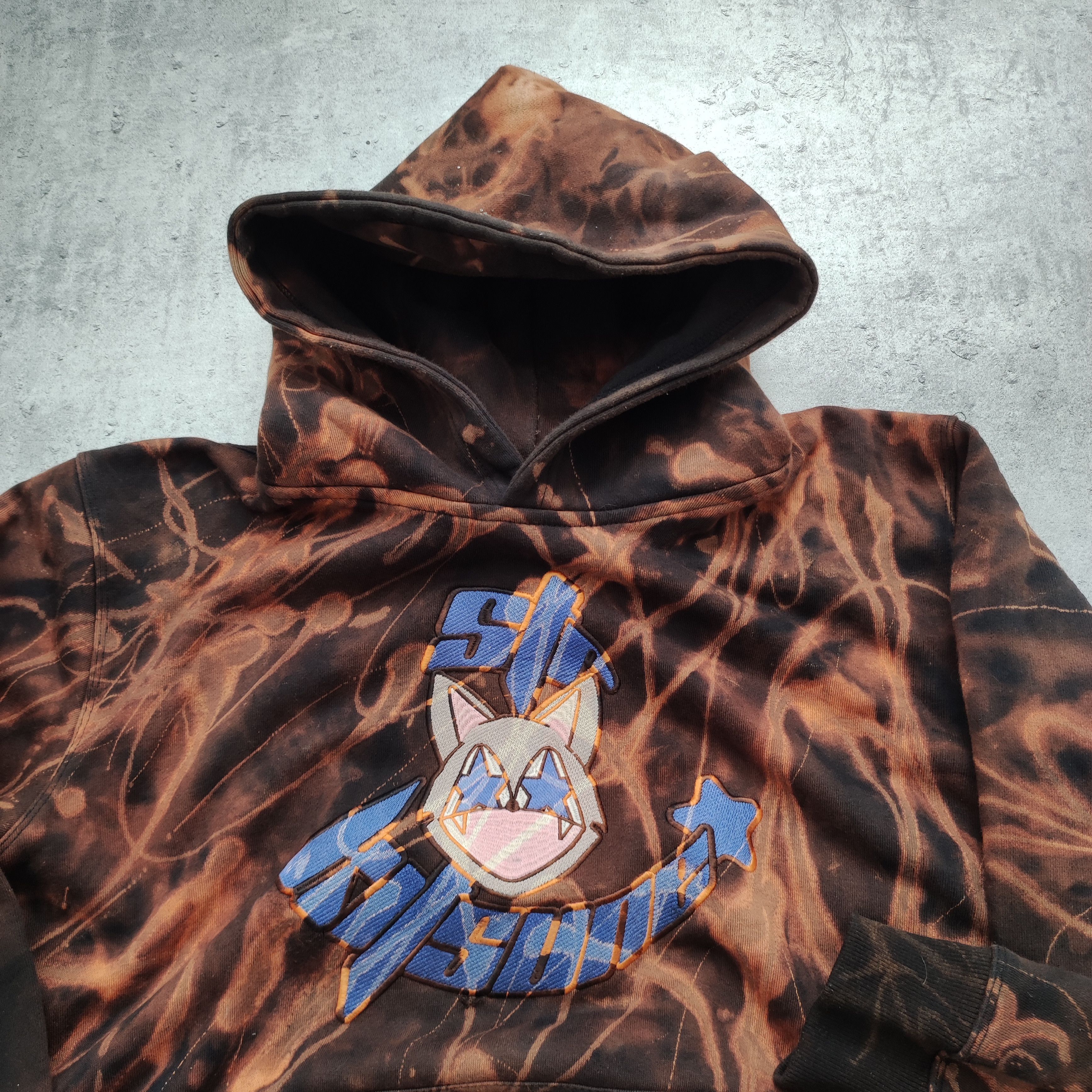 Japanese Brand Str of the Wrld Strofthewrld Tie Dye Big Logo Hoodie Size US M / EU 48-50 / 2 - 4 Thumbnail