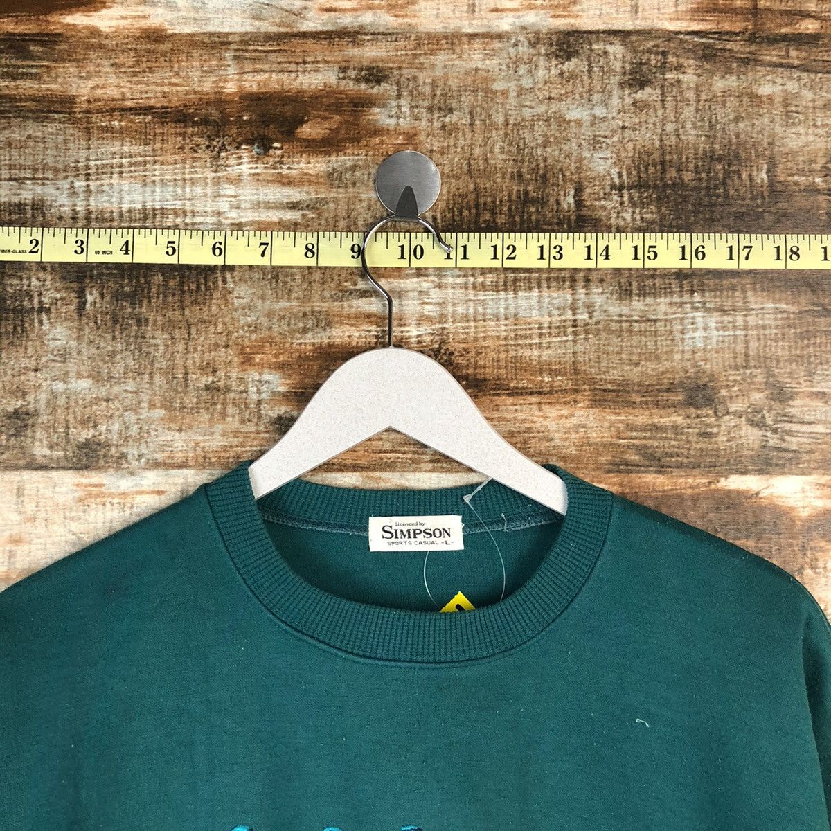 Japanese Brand × Vintage Simpson vintage australia Green Sweatshirt #A1509 Size US M / EU 48-50 / 2 - 4 Thumbnail