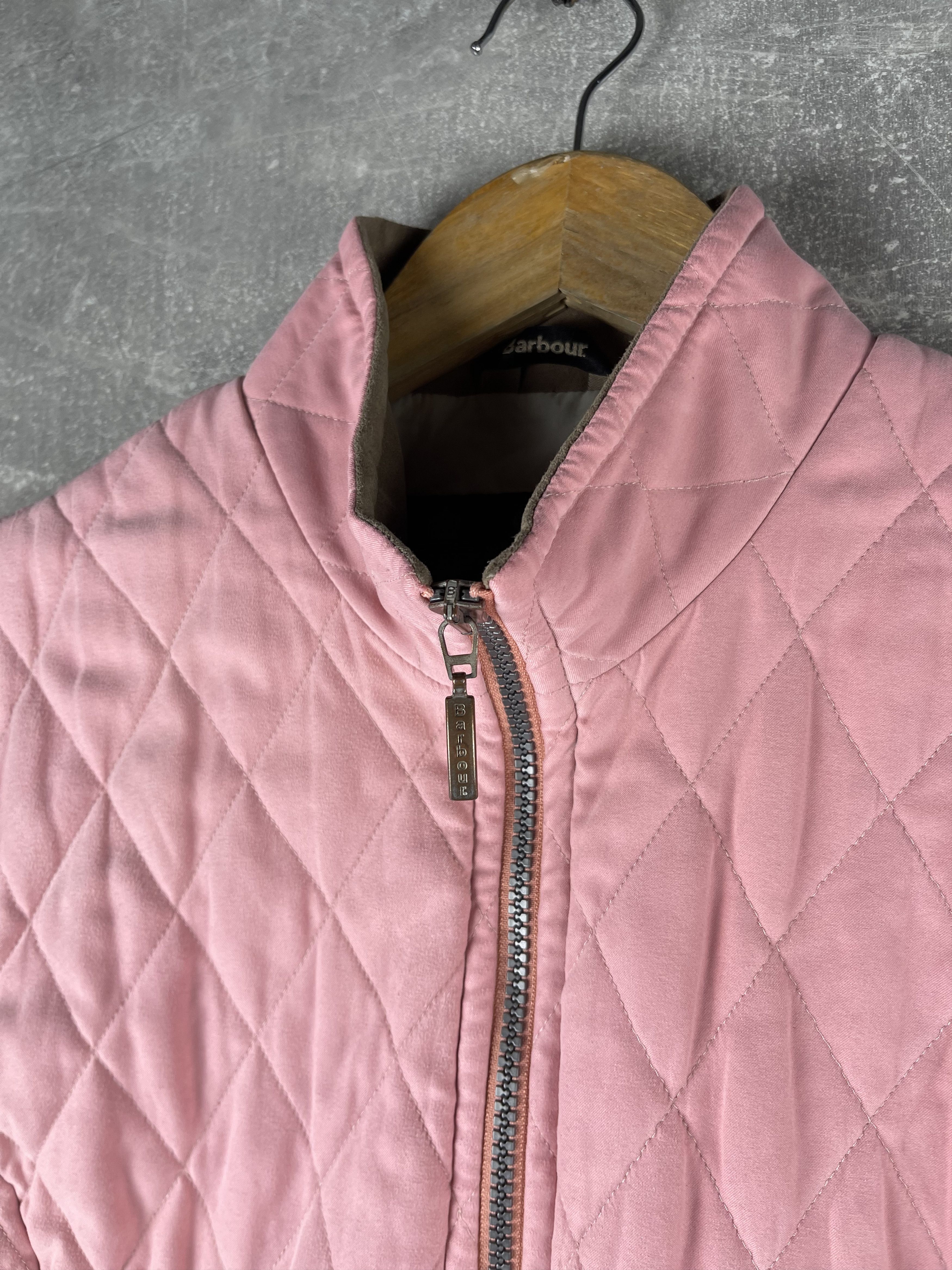 Barbour Vintage Barbour pink nylon puffer vest Size XS / US 0-2 / IT 36-38 - 6 Thumbnail