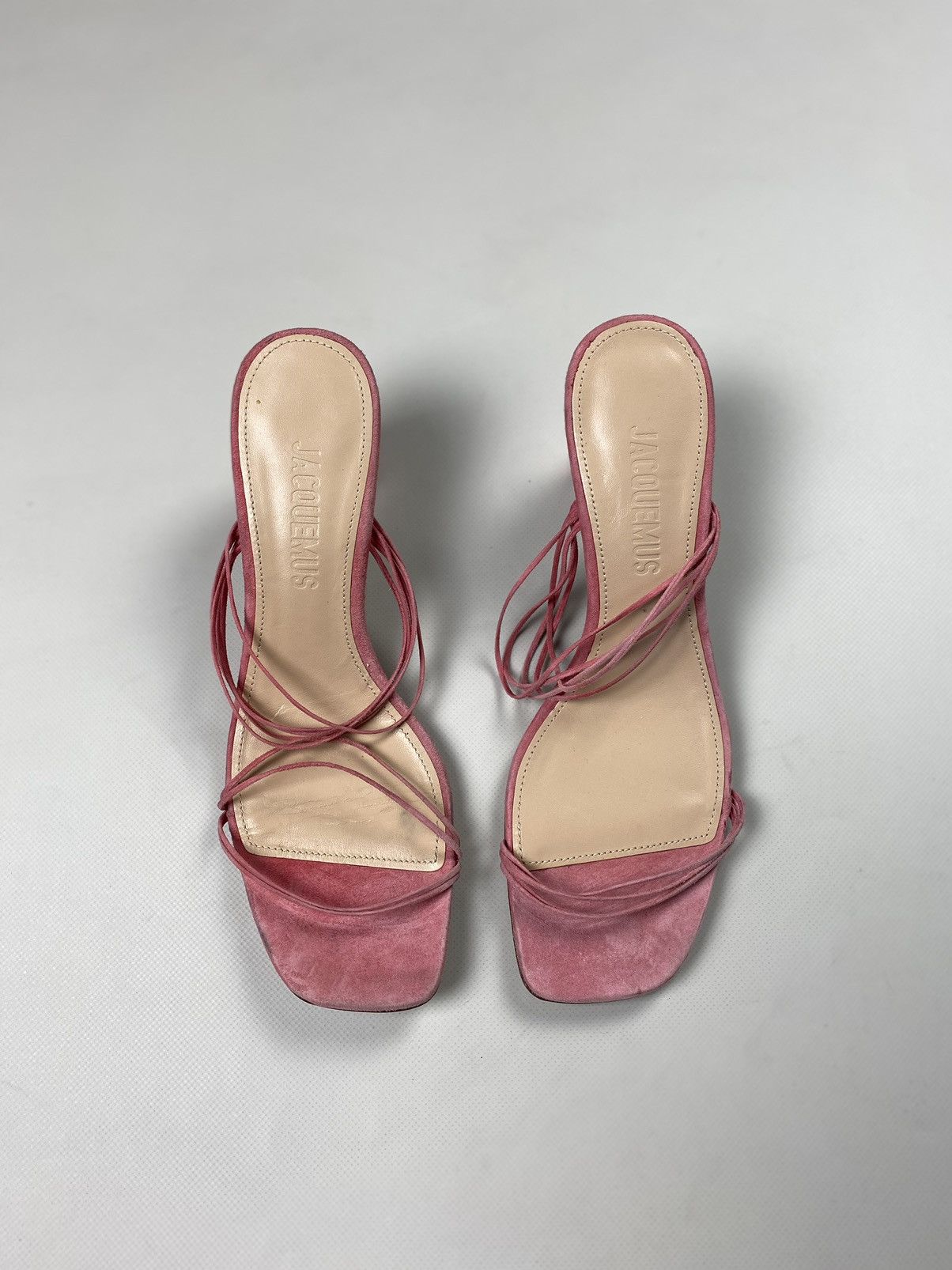 Jacquemus Jacquemus ladies suede strappy heels size 39 Size US 9 / IT 39 - 6 Thumbnail