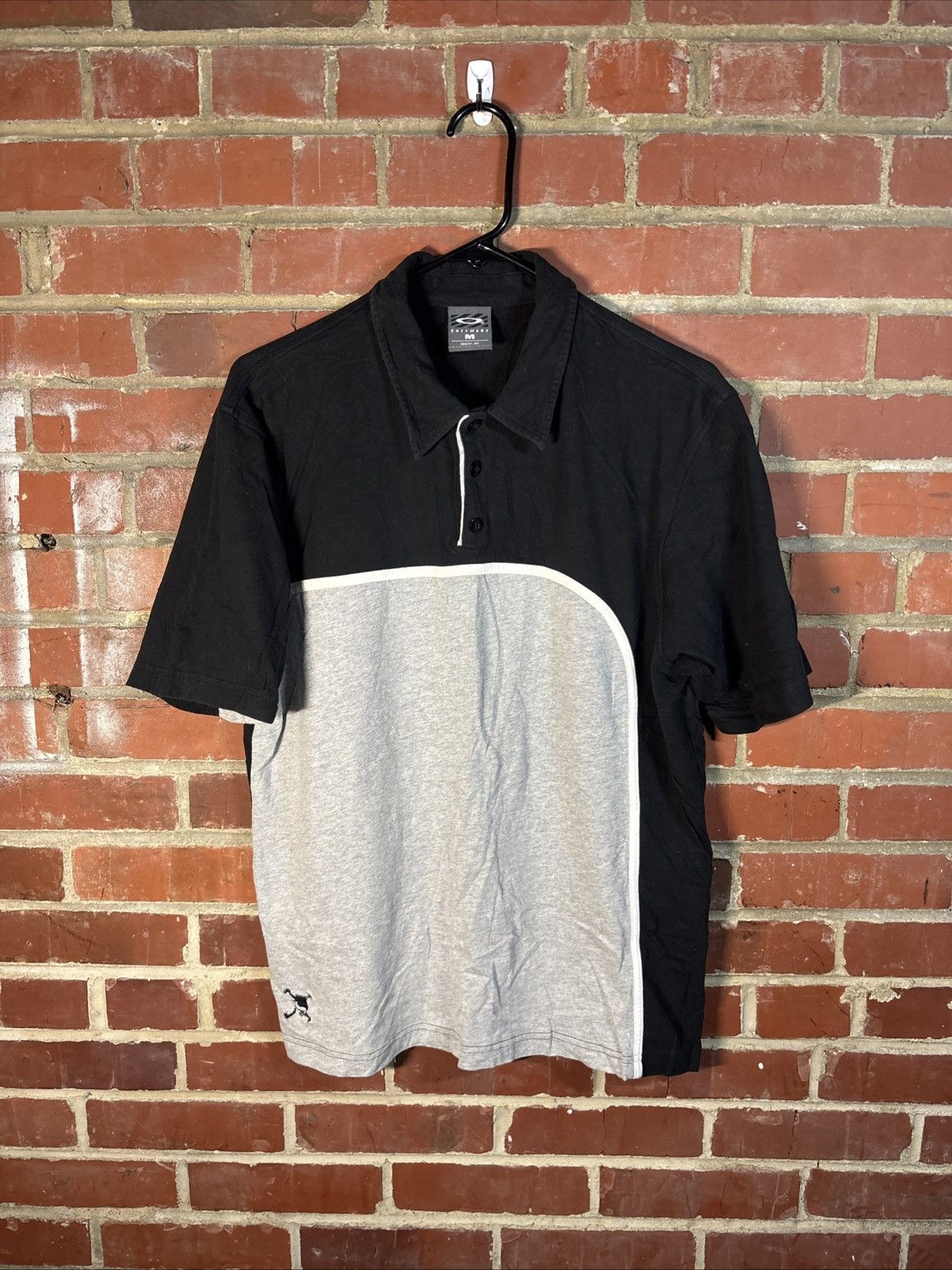 Oakley Vintage Y2k Oakley Logo Polo Genuine Software Adult Medium Size US M / EU 48-50 / 2 - 1 Thumbnail