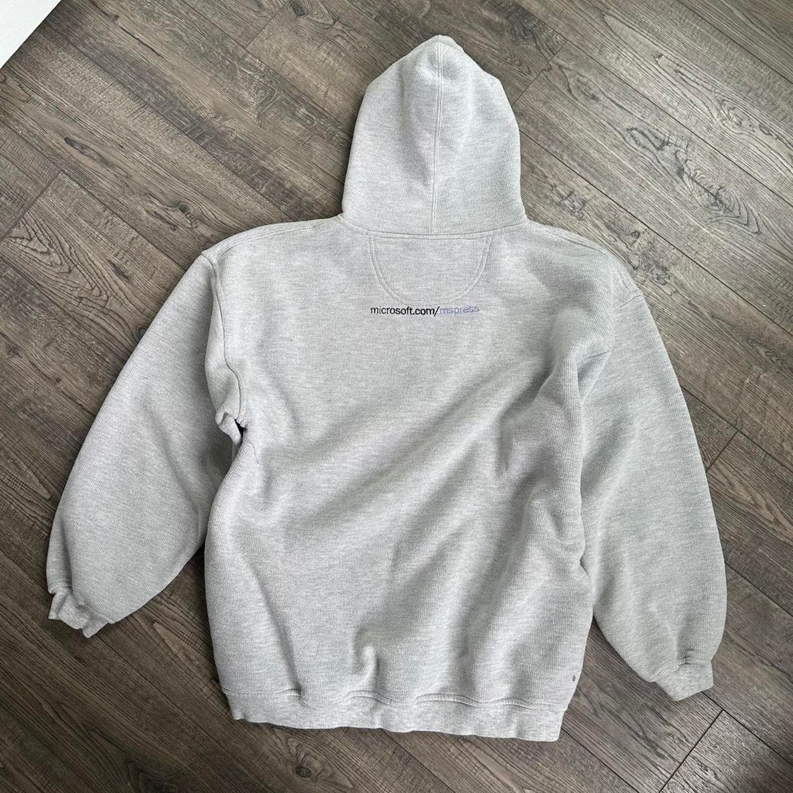 Vintage Vintage 90s Microsoft Computer Software Employee Hoodie Size US XL / EU 56 / 4 - 7 Thumbnail