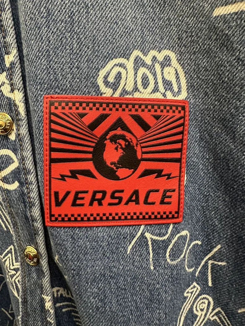 Versace Versace Main line shirt denim jacket Size US XS / EU 42 / 0 - 4 Thumbnail