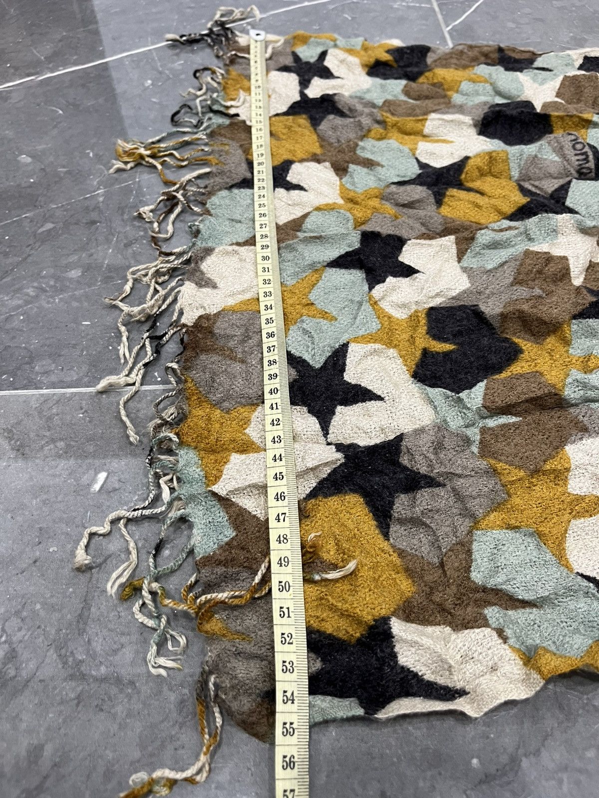 If Six Was Nine × Japanese Brand × Le Grande Bleu (L.G.B.) Renoma stars knit scraft kmrii styled Size ONE SIZE - 4 Thumbnail
