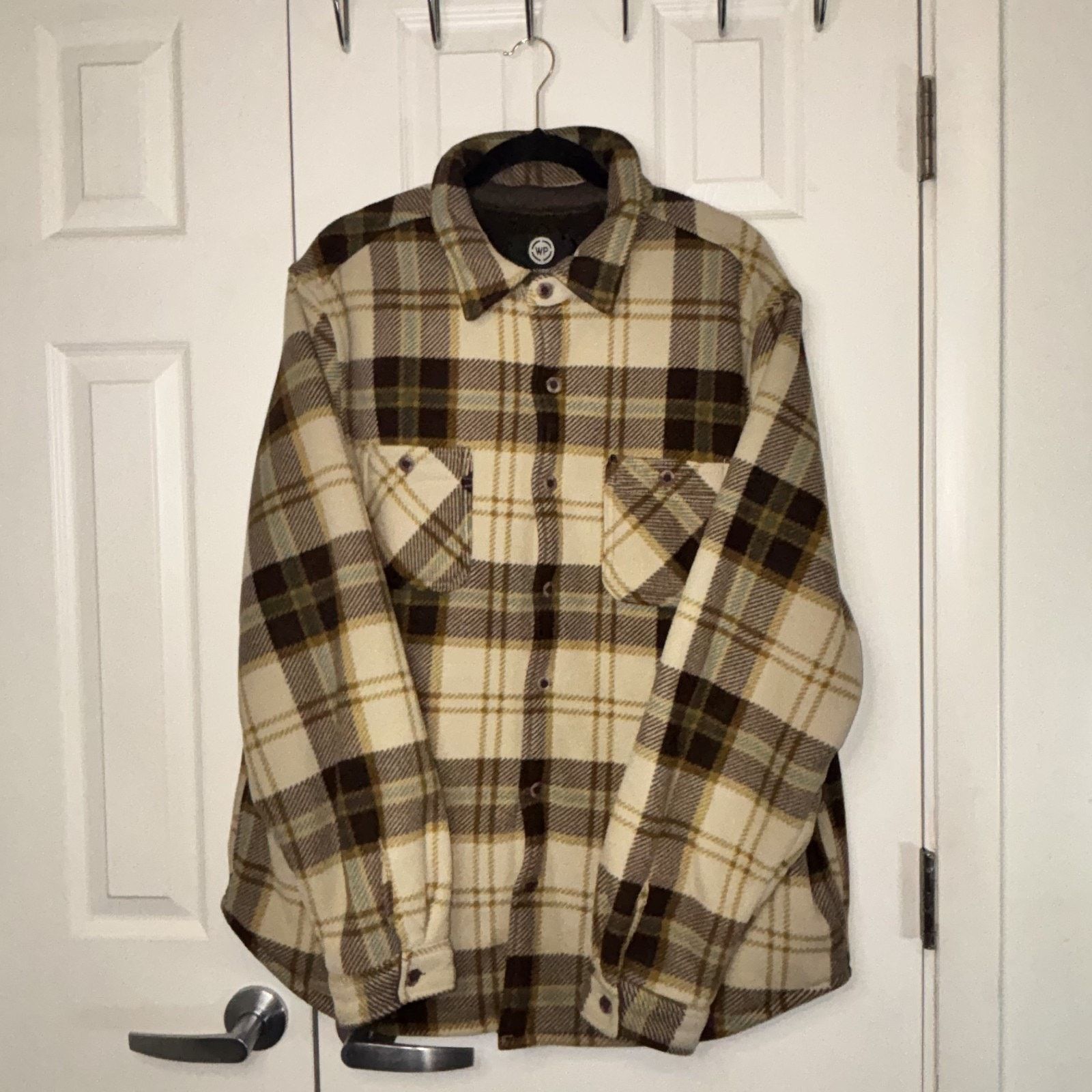 Weatherproof Weatherproof Men's Plaid Flannel Sherpa Lined Button-Up Size US XXL / EU 58 / 5 - 1 Thumbnail