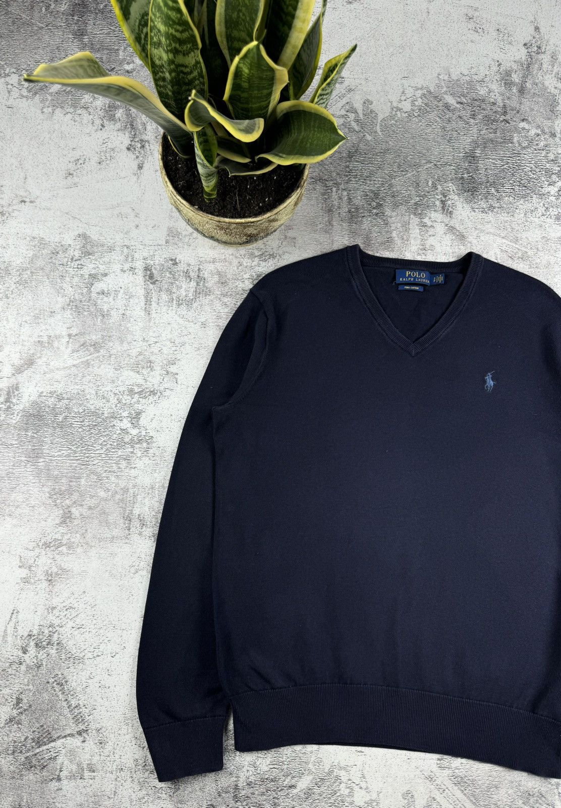 Polo Ralph Lauren Polo Ralph Lauren Knited V-Neck Old Money Sweater Pullover Size US S / EU 44-46 / 1 - 2 Thumbnail