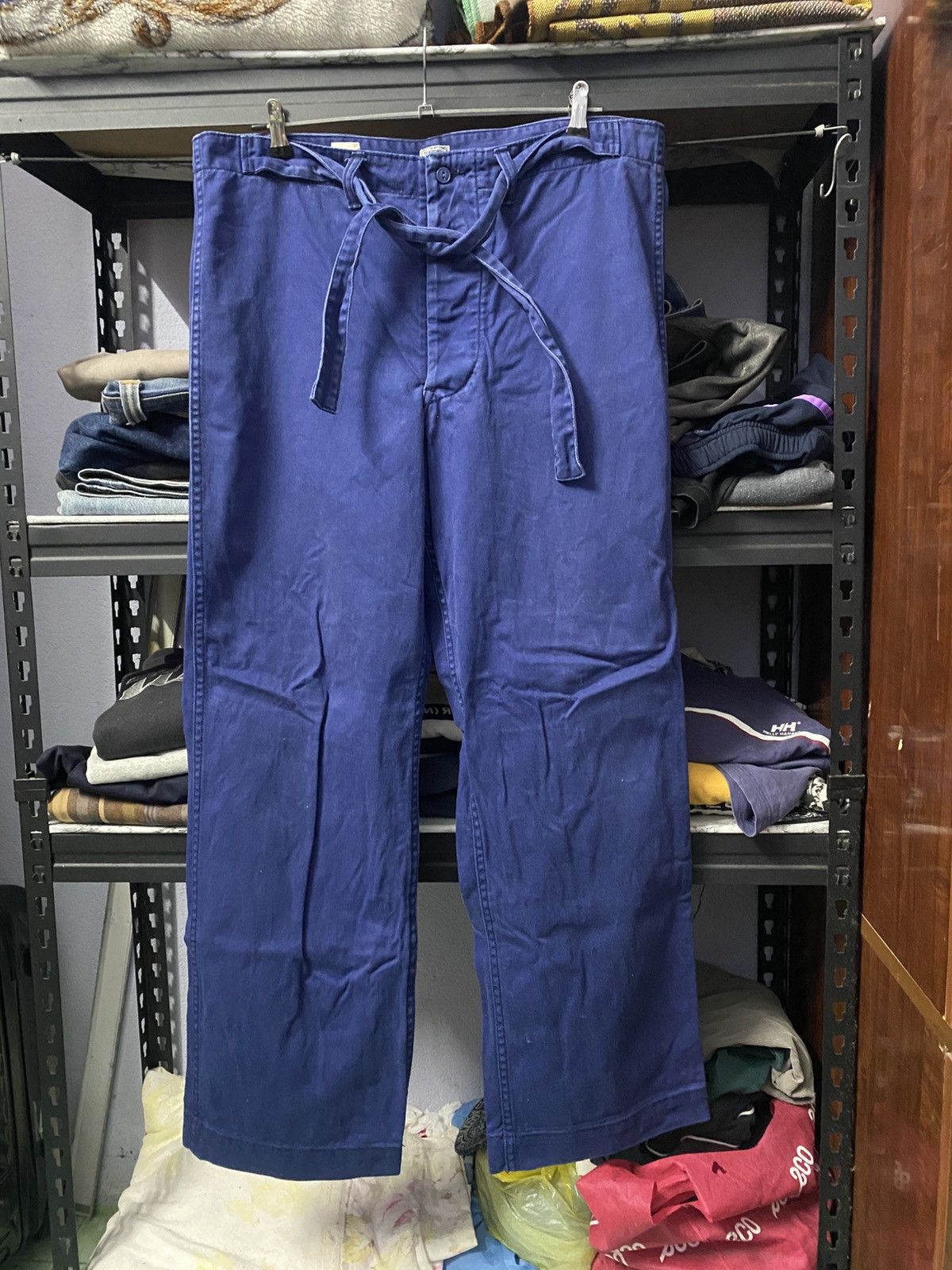 Beams Japan Beams Boy Cotton Pants Blue Navy Size US 38 / EU 54 - 1 Thumbnail
