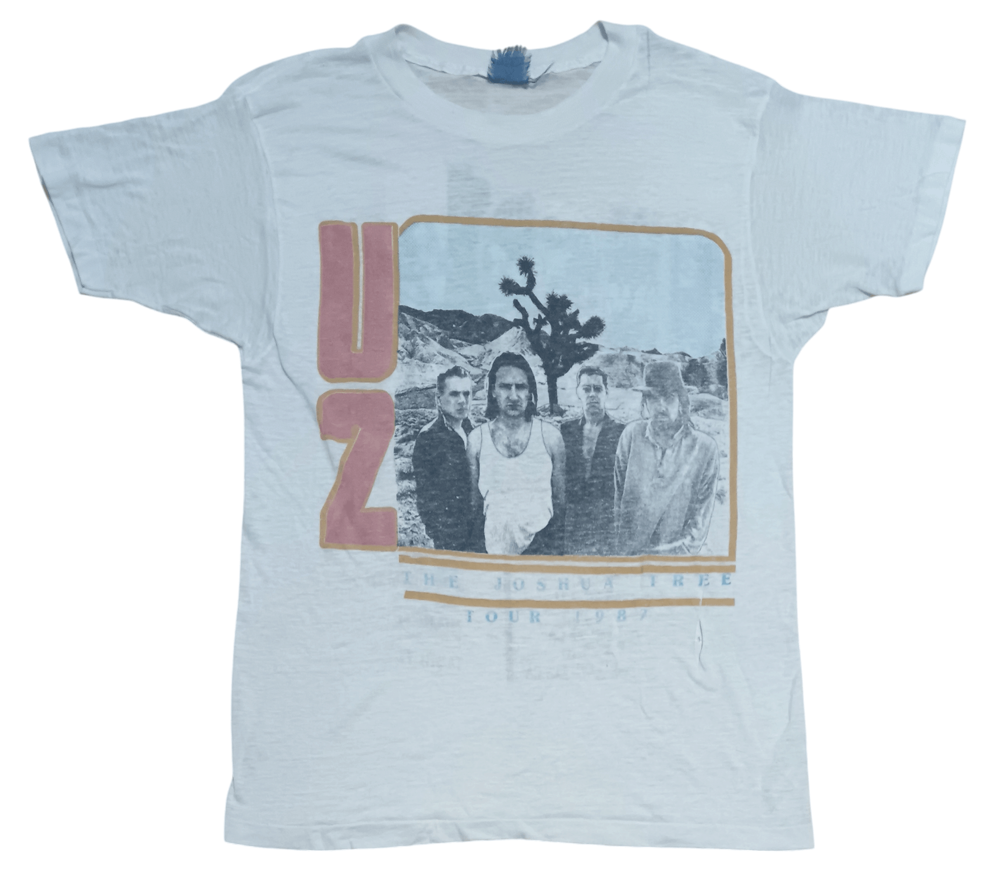 Band Tees × Vintage Vintage 80's U2 The Joshua Tree Tour 1987 Tee