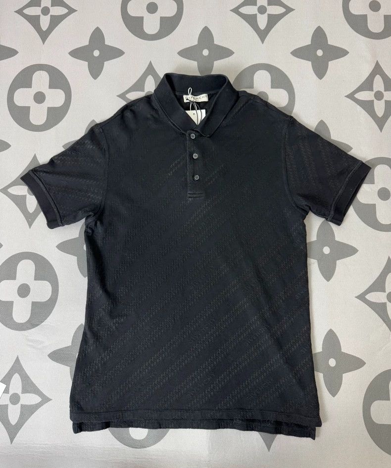 Givenchy Givenchy Cut-out striped polo shirt Size US M / EU 48-50 / 2 - 1 Thumbnail
