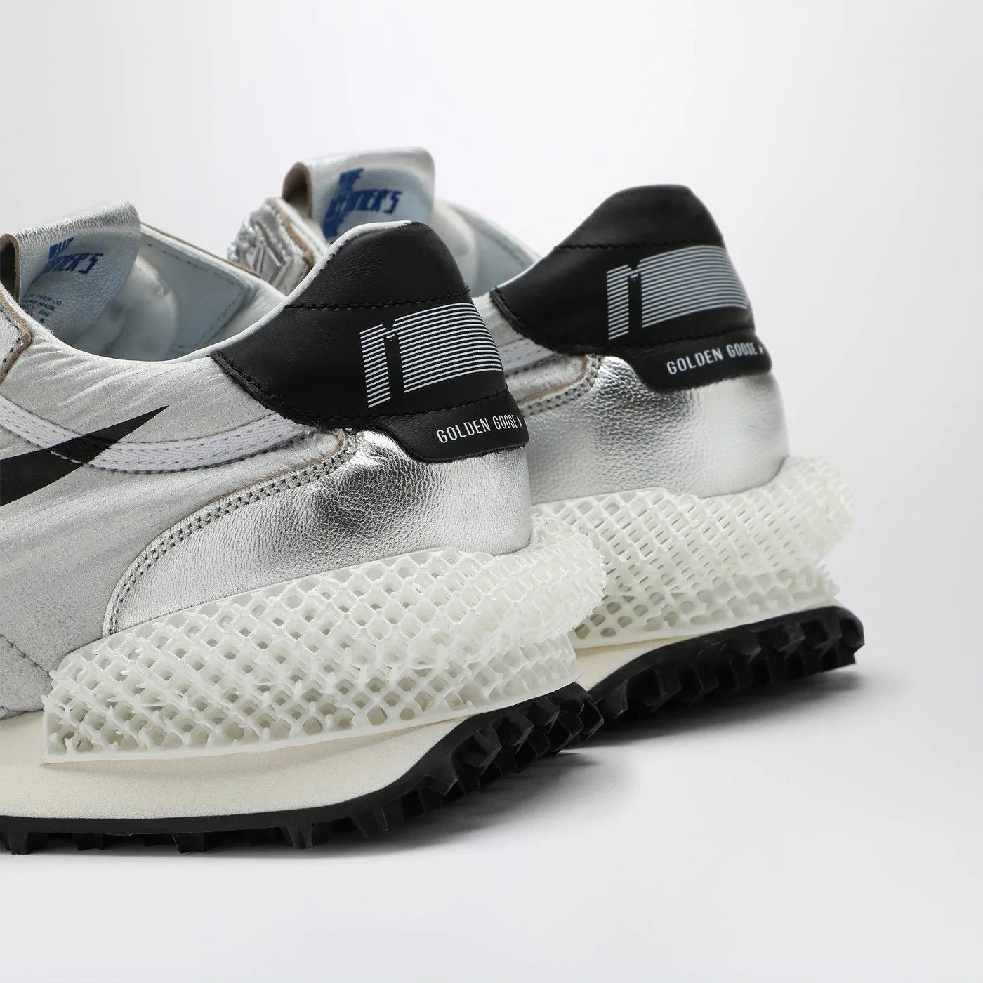Golden Goose o1d2blof0426 Low-Top Sneakers in Silver Size US 8 / EU 41 - 5 Thumbnail