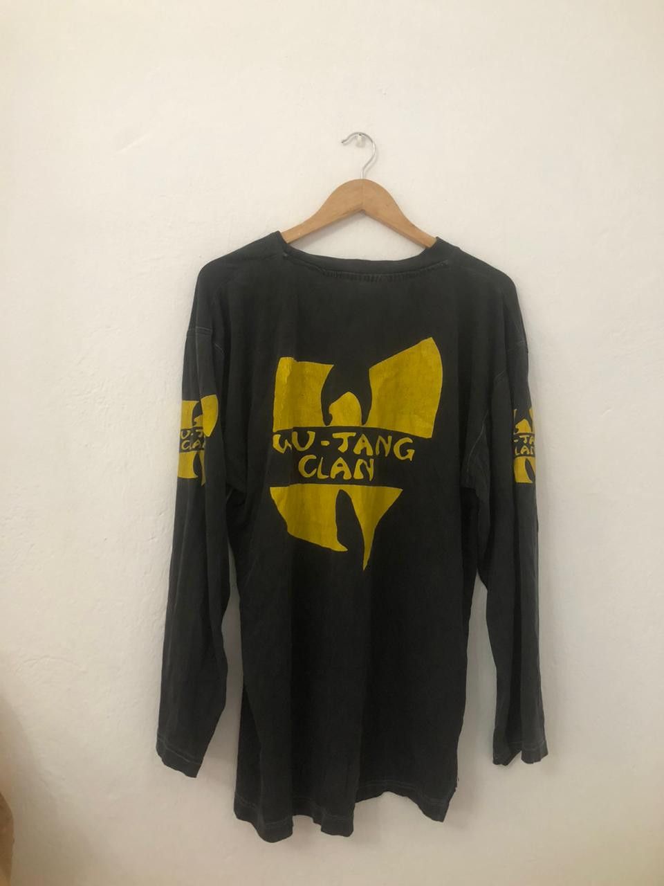 image of Band Tees x Rap Tees Vintage U Tang Clan Worldwide Longsleve Shirt in Black, Men's (Size Large)