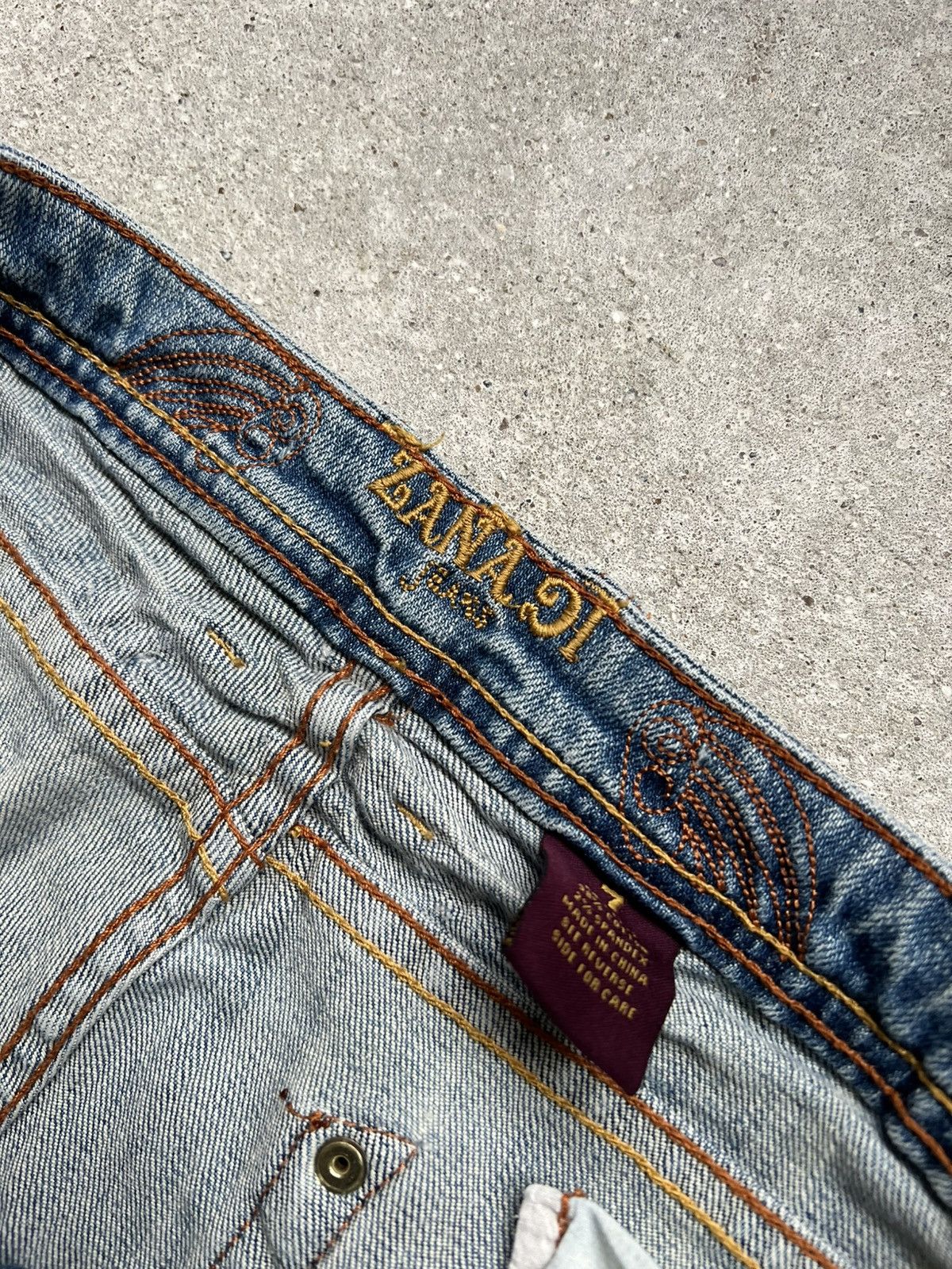 Hysteric Glamour × If Six Was Nine × Le Grande Bleu (L.G.B.) Rare Flared IfSixWasNine Junya LGB Style jeans Y2K Size 28" / US 6 / IT 42 - 8 Thumbnail