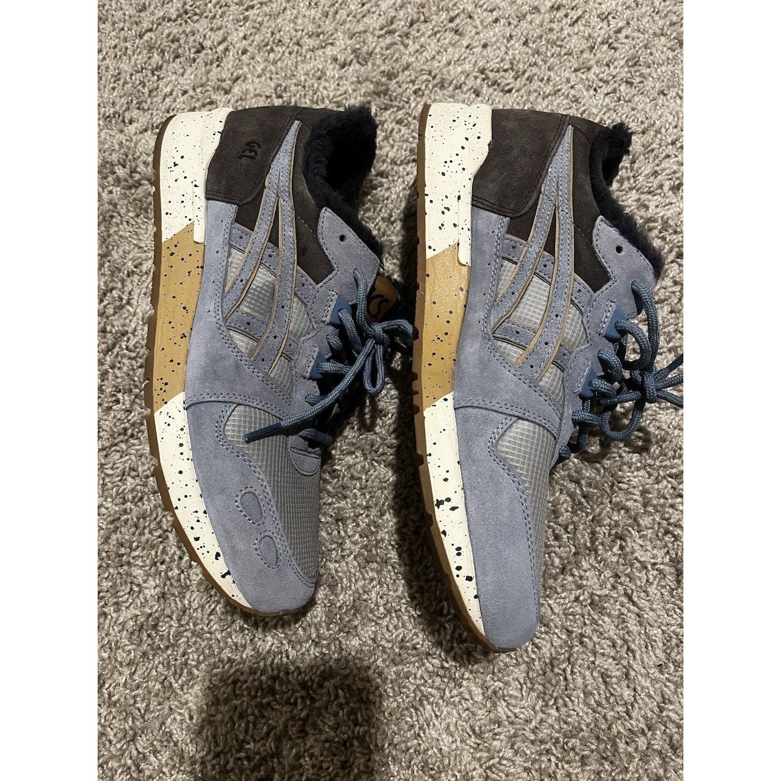 Asics ASICS Gel-Lyte Gray Powder blue Suede Shoes Men Size 10 Fur Size US 10 / EU 43 - 5 Thumbnail