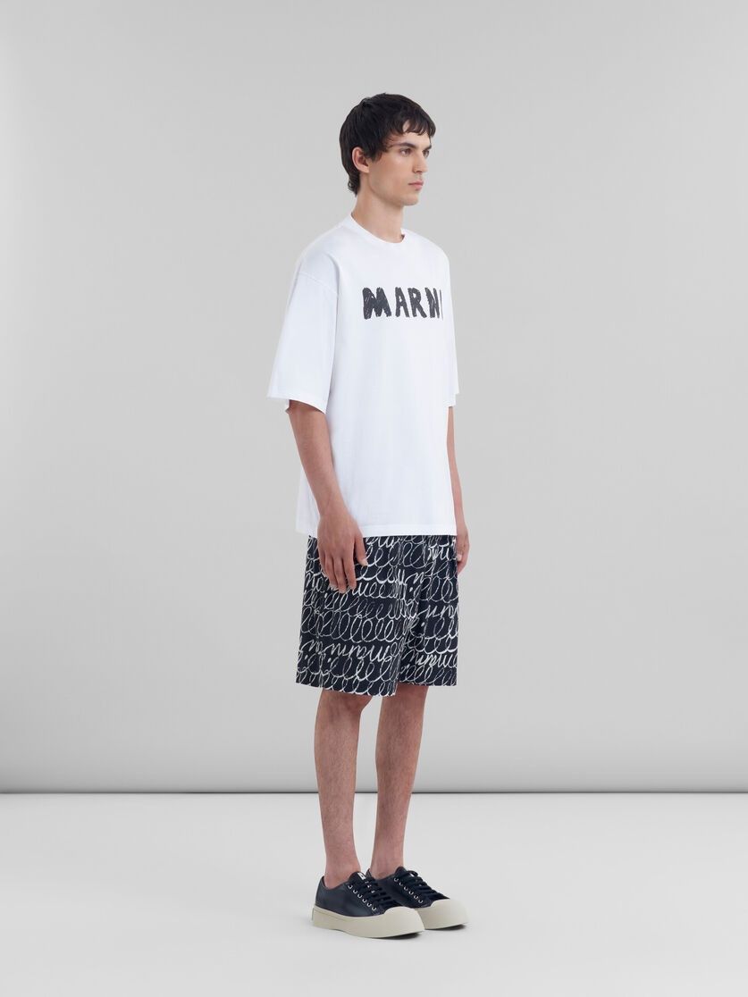 Marni o1w1db11125 Poplin Drawstring Shorts in Black Size US 30 / EU 46 - 5 Thumbnail