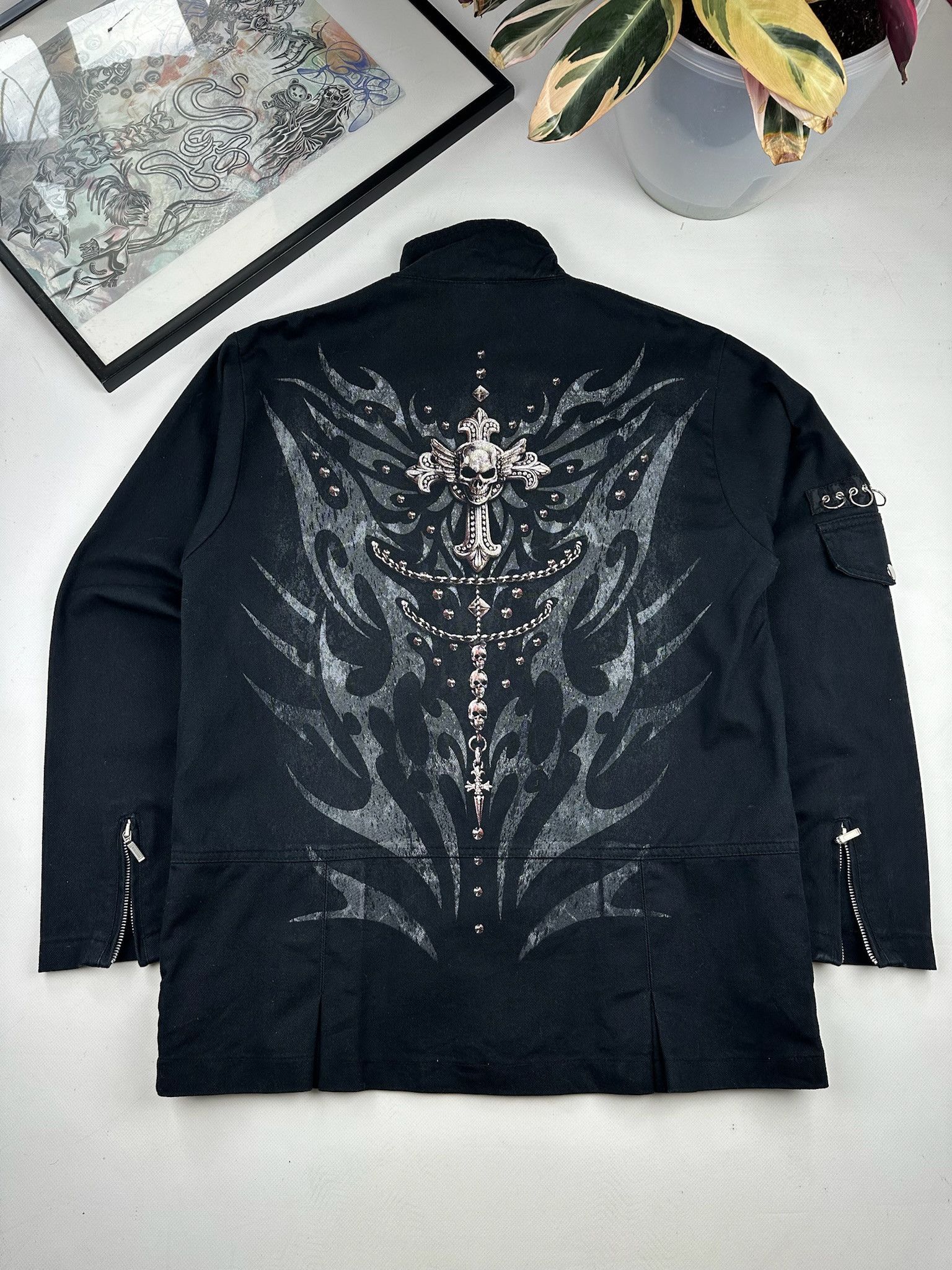 Japanese Brand 2000s Rare Spiral Girl Bondage Jacket LGB tribal rave techno Size US M / EU 48-50 / 2 - 2 Thumbnail