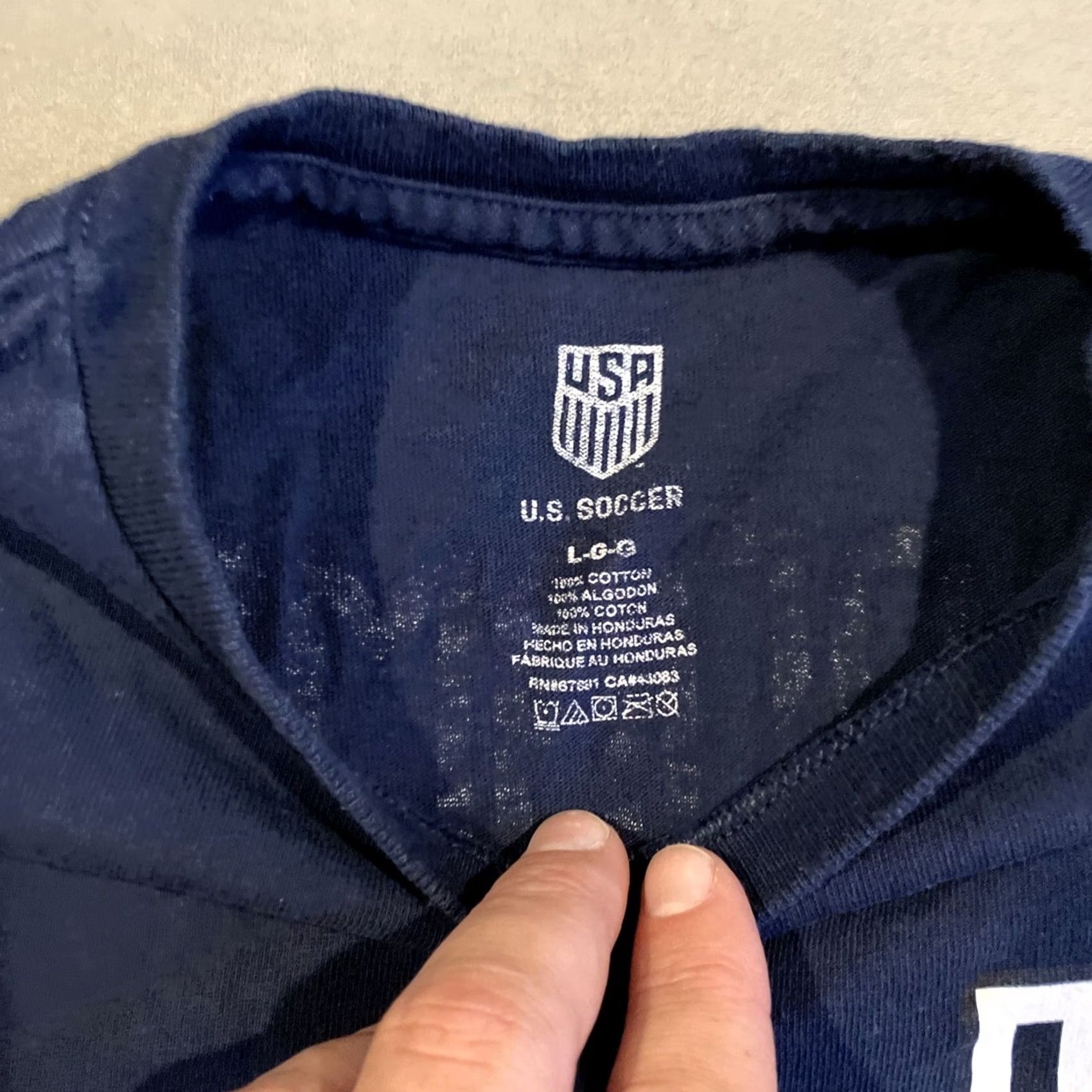 Vintage Final Answer: USA Soccer - Tyler Adams - USMNT - #4 Player Jersey Shirt - Mens Large Size US L / EU 52-54 / 3 - 2 Thumbnail