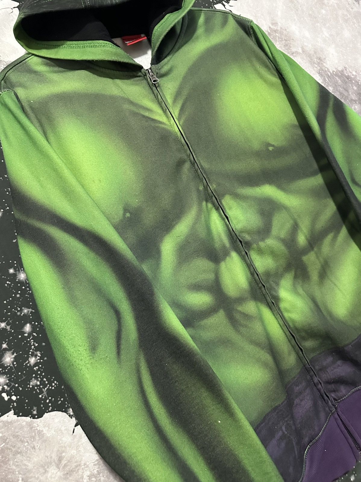 Marvel Comics Marvel Hulk superhero zip hoodie Size US L / EU 52-54 / 3 - 3 Thumbnail