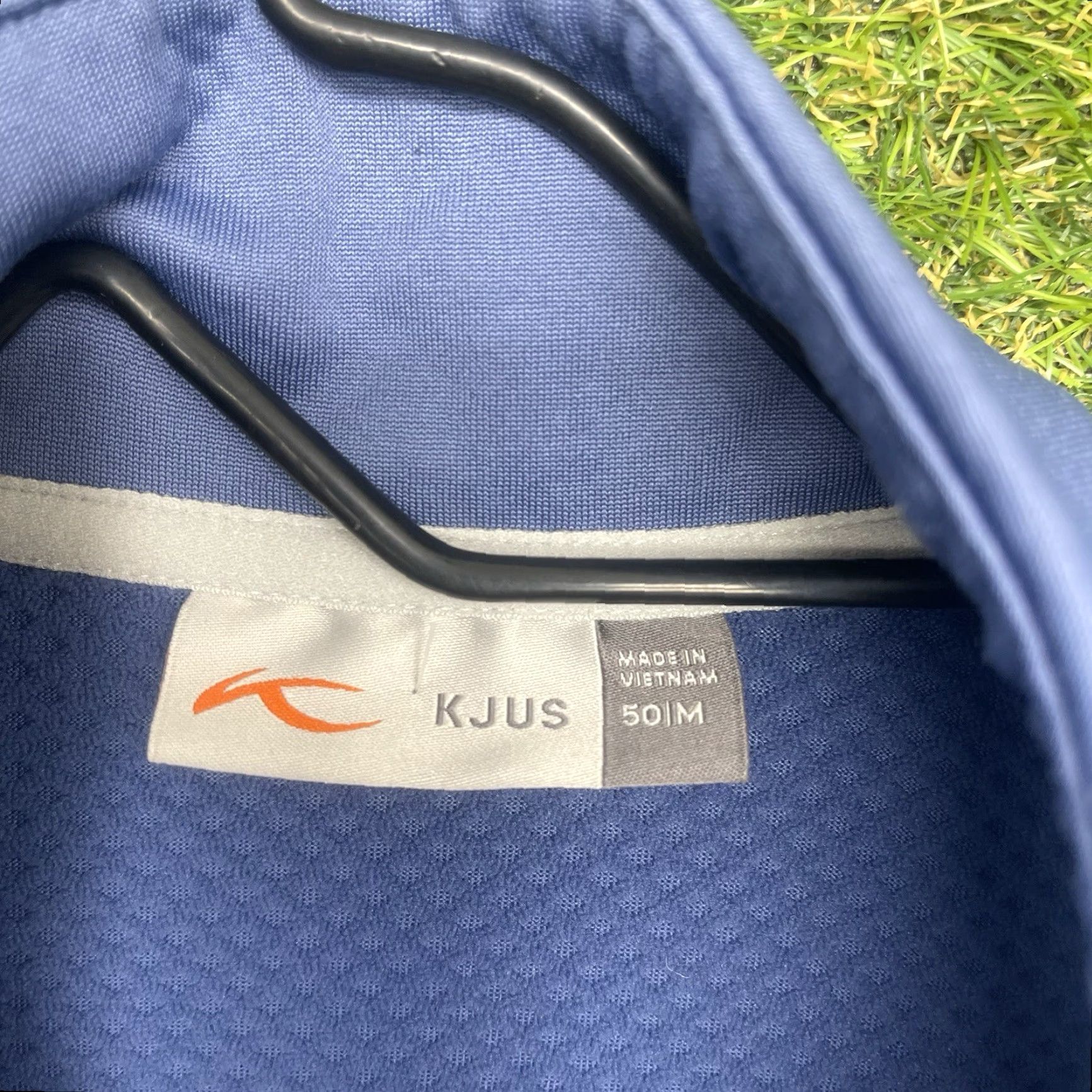 KJUS Kjus Jacket Mens M Blue Full Zip Performance Duwin 3D Midlayer Golf Tech Jacket Basic Blue Solid 3D American Sports USA Mens Size US M / EU 48-50 / 2 - 7 Thumbnail