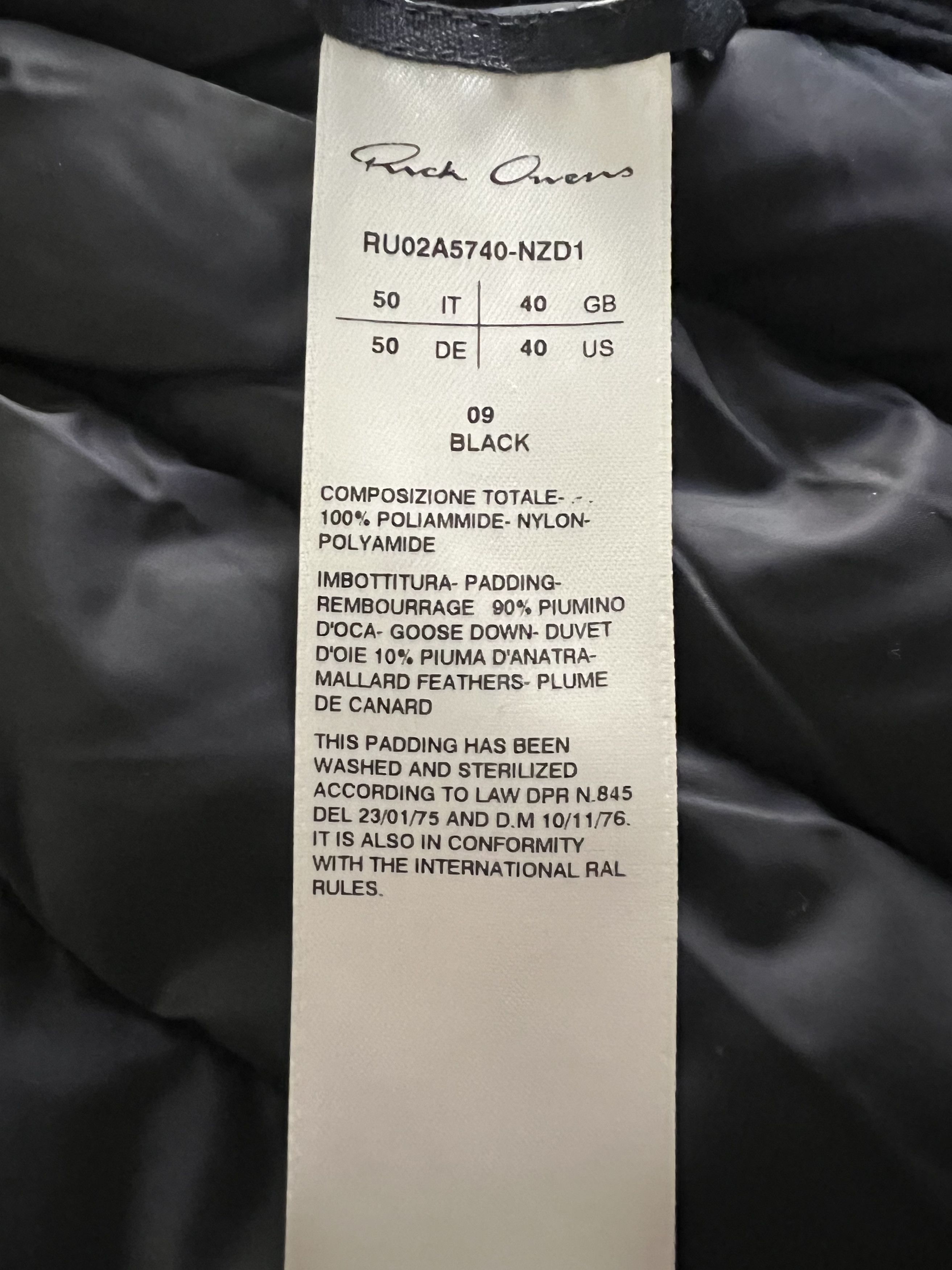 Rick Owens Quilted down gilet Size US M / EU 48-50 / 2 - 11 Thumbnail
