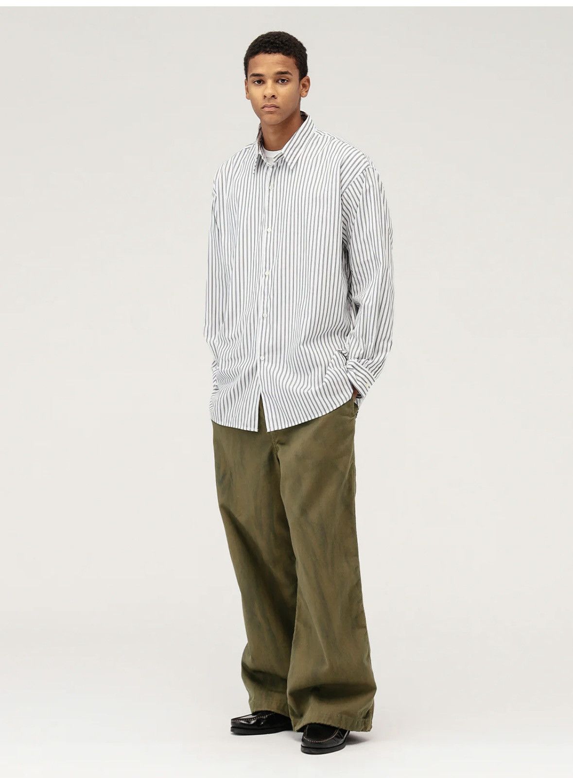 Beams Plus Beams Plus Distressed Wide Easy Pants Size US 34 / EU 50 - 3 Thumbnail